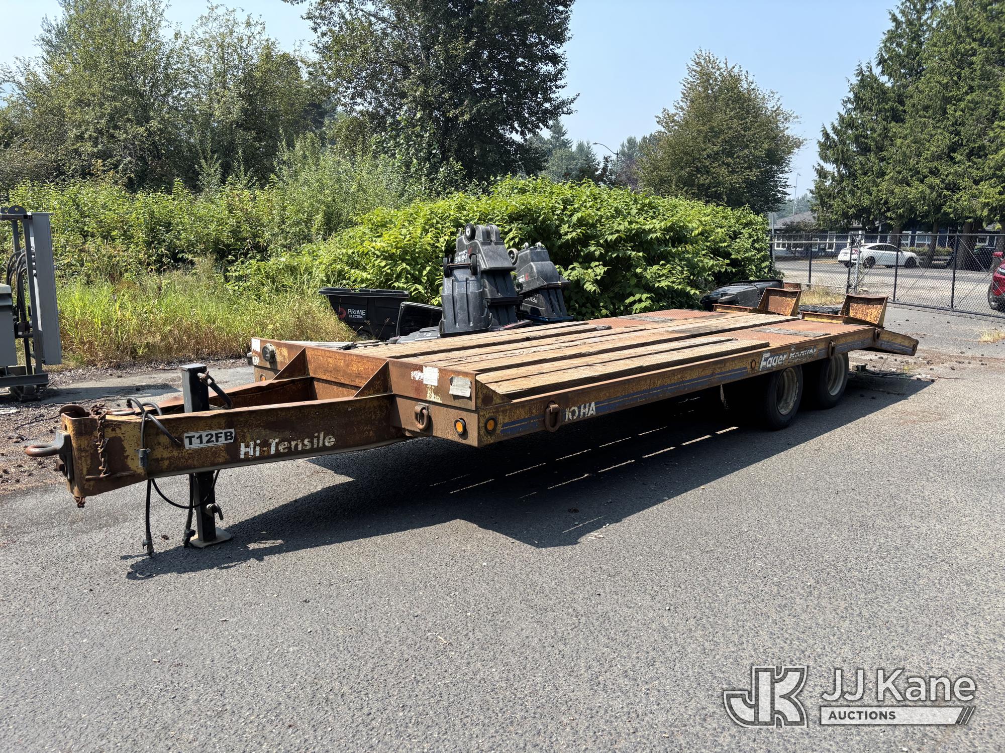 1994 Eager Beaver T/A Tagalong Equipment Trailer