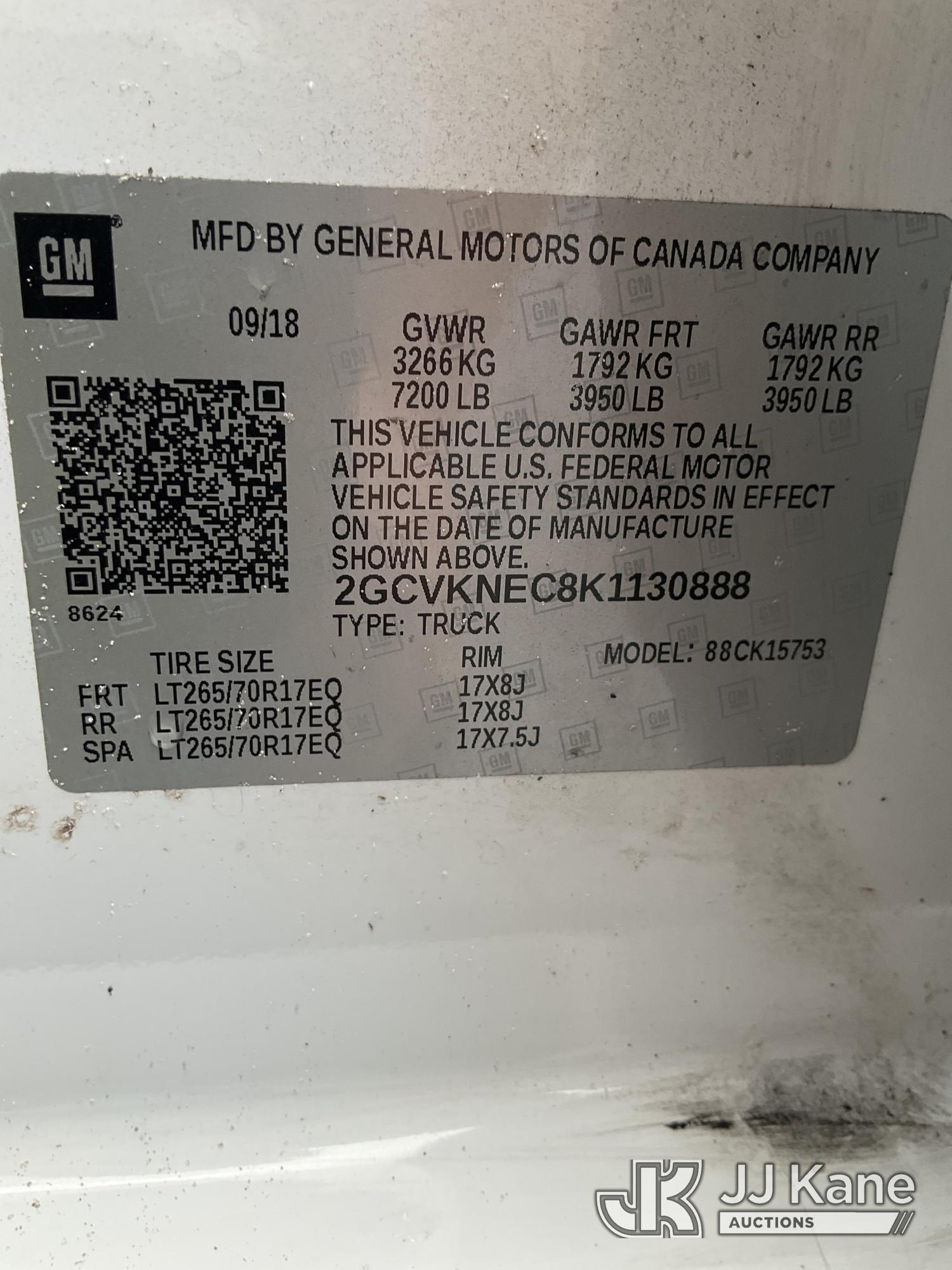 2019 Chevrolet SILVERADO 1500 4X4