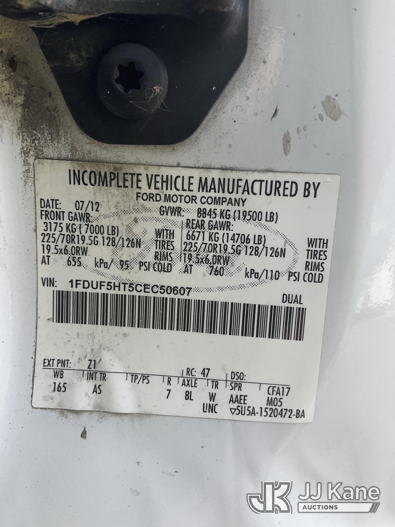 2012 Ford F550 4X4