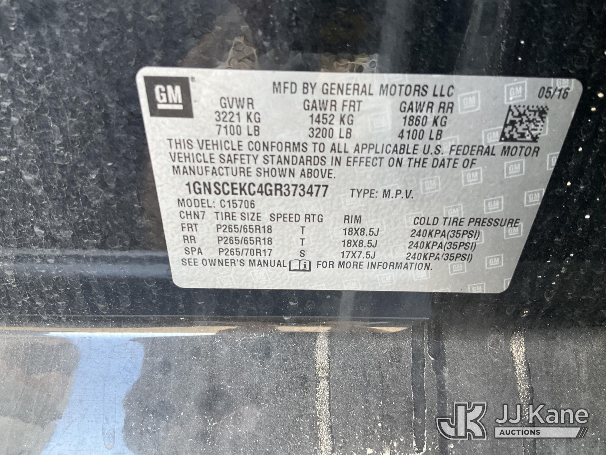2016 Chevrolet Tahoe