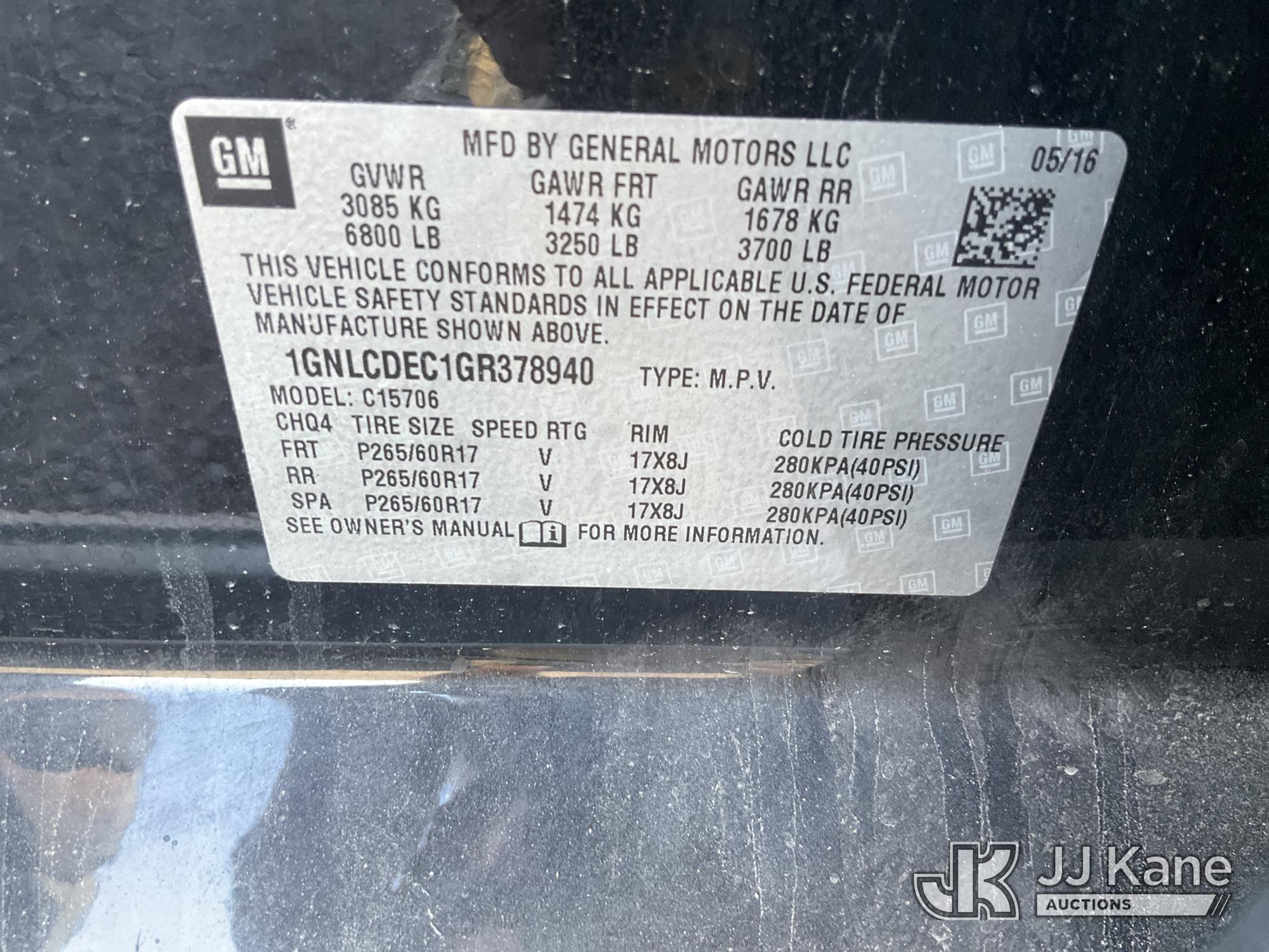 2016 Chevrolet Tahoe