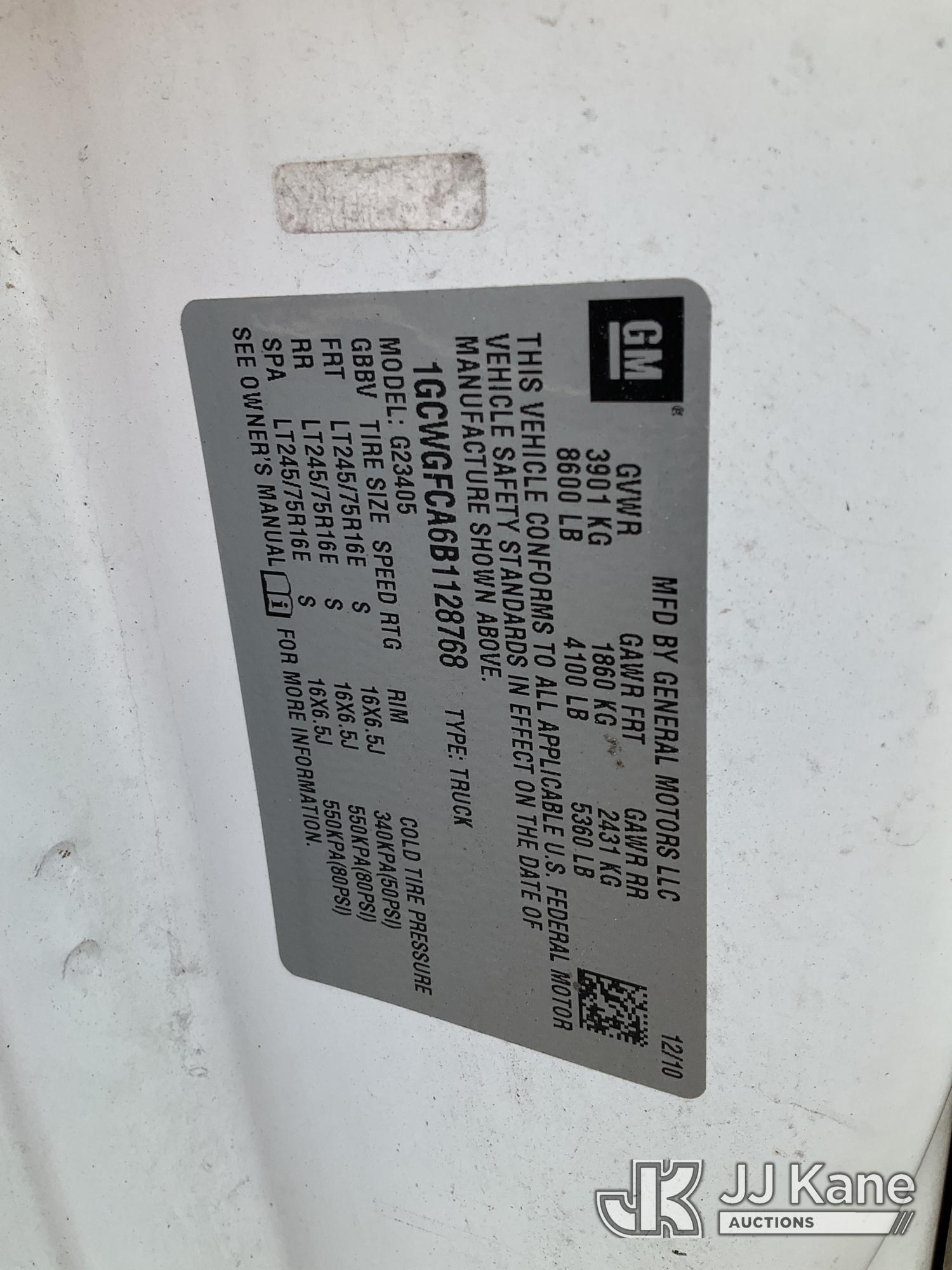 2011 Chevrolet EXPRESS