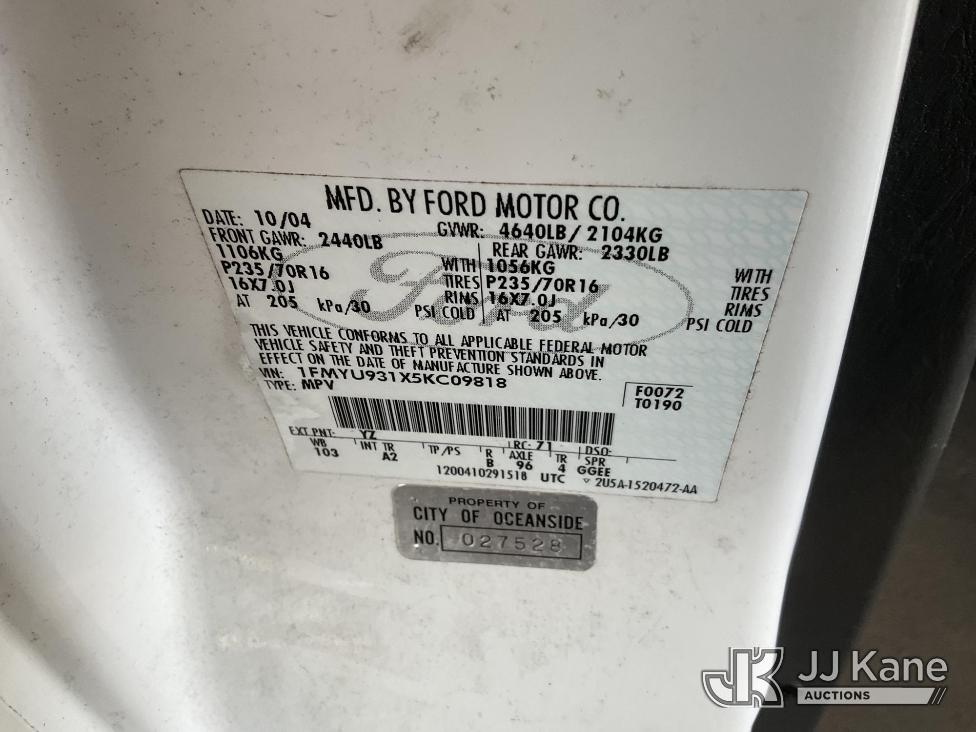 2005 Ford ESCAPE
