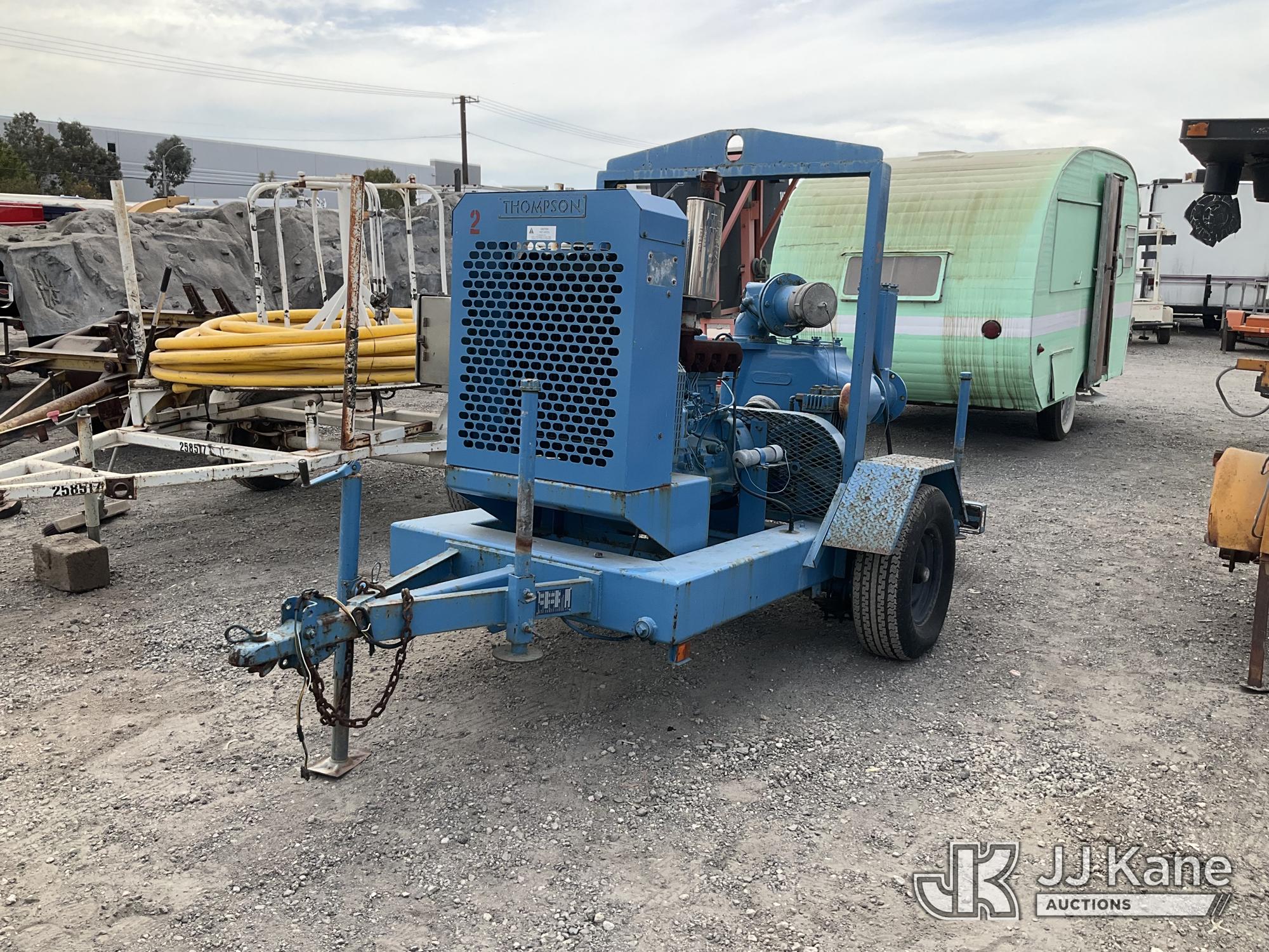 2002 Thompson 6TSC-128 Pump Trailer, trailer mtd