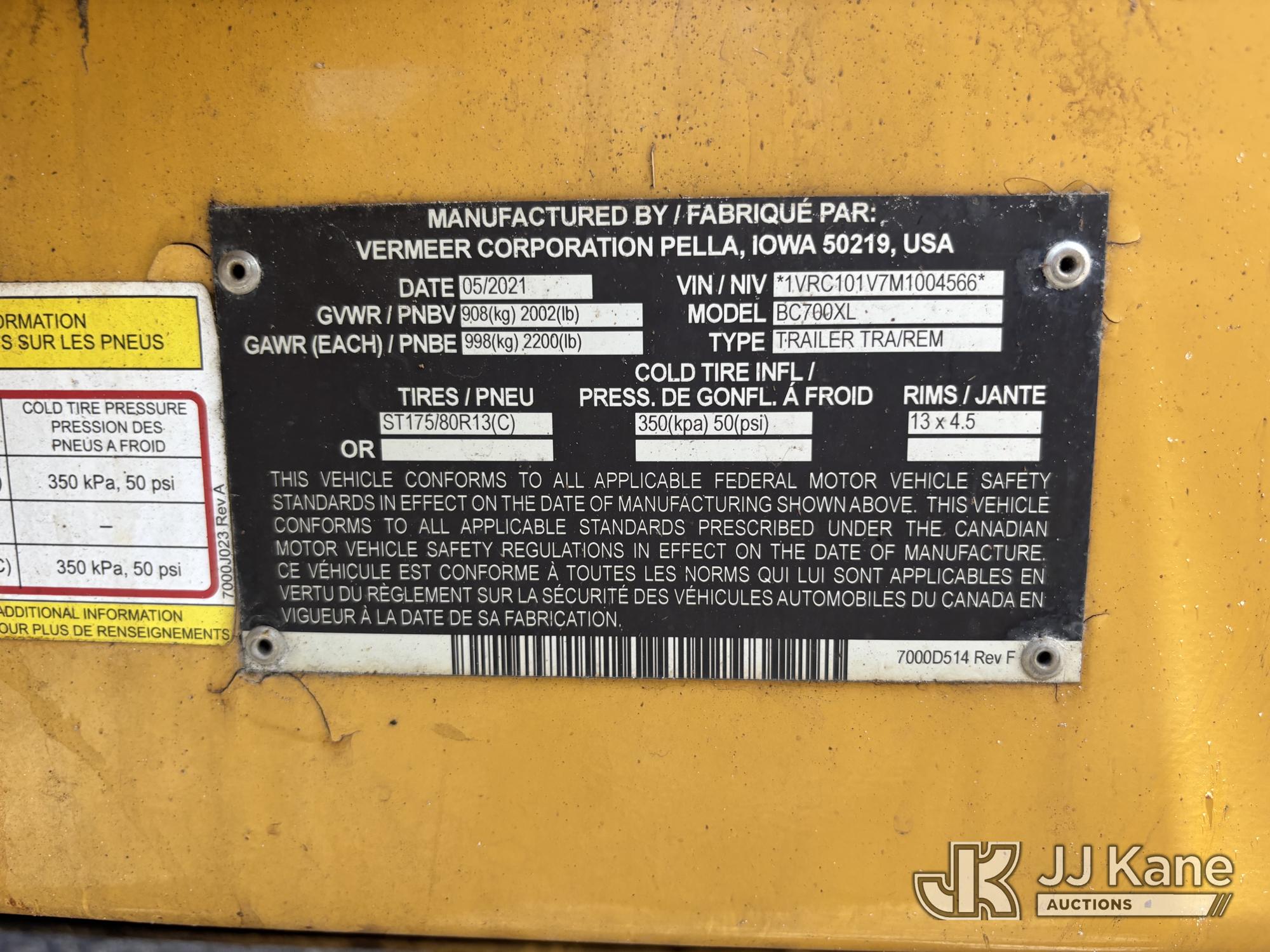 2021 Vermeer BC700XL