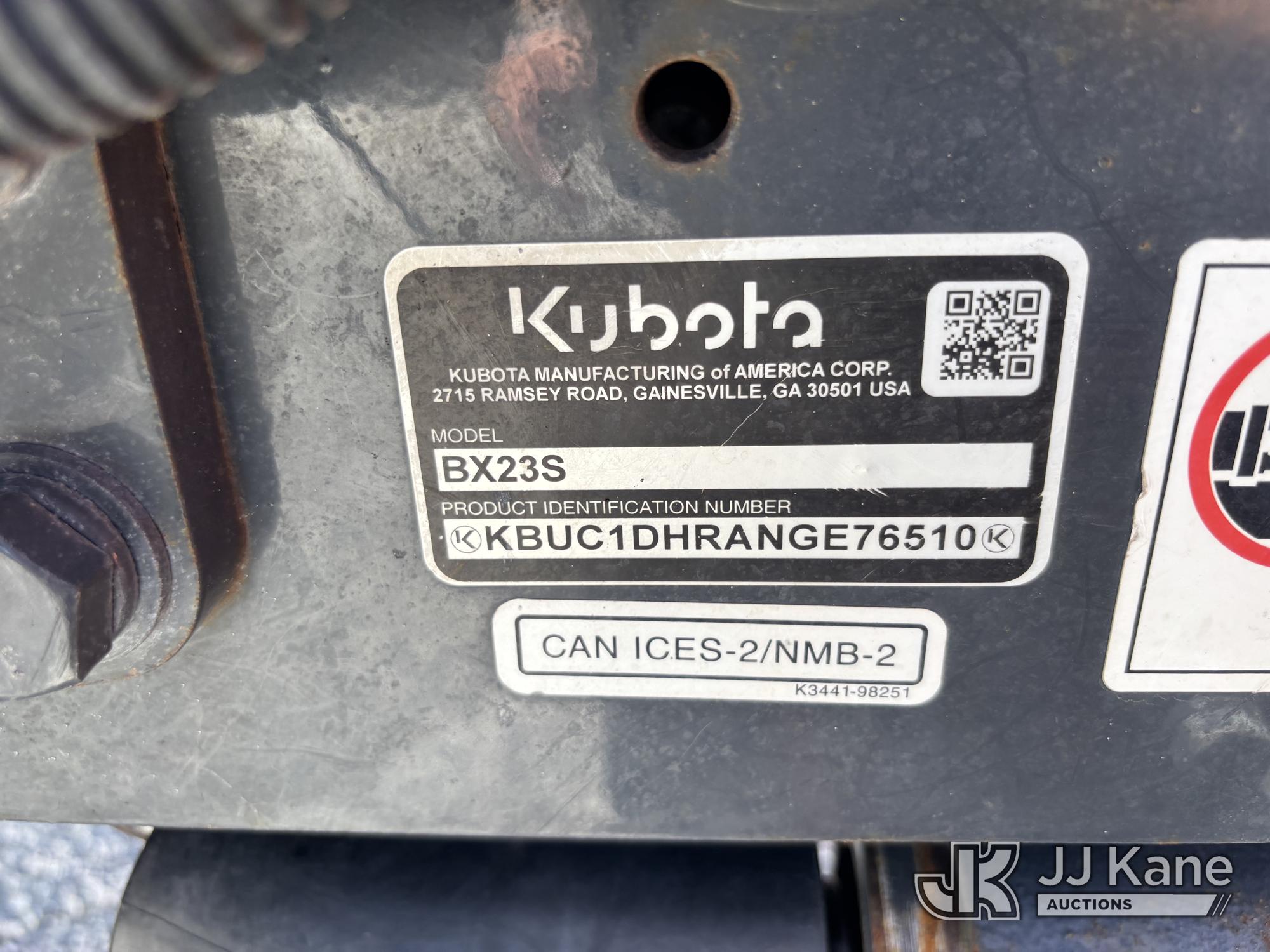2022 Kubota BX23