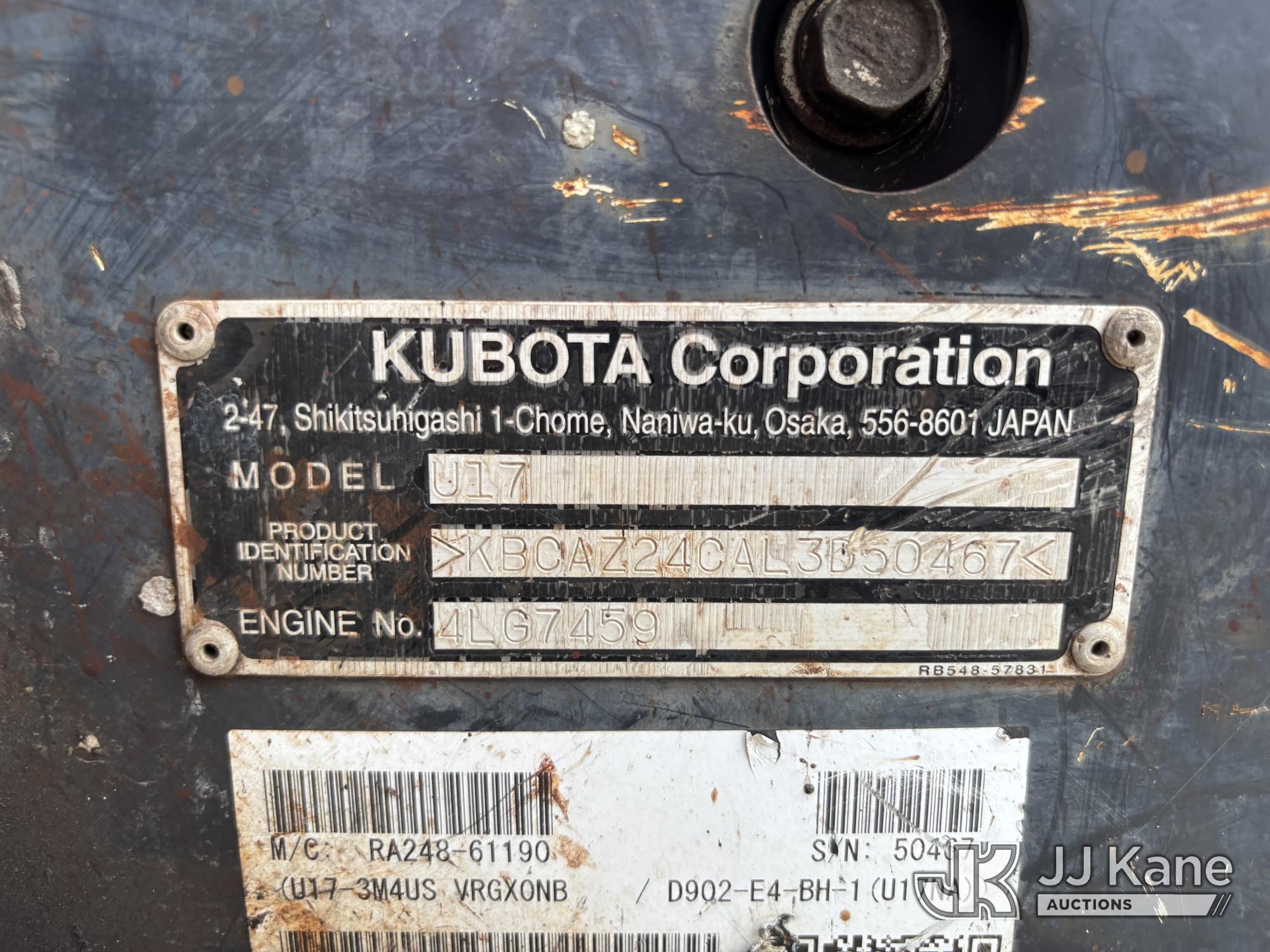 2020 Kubota U17