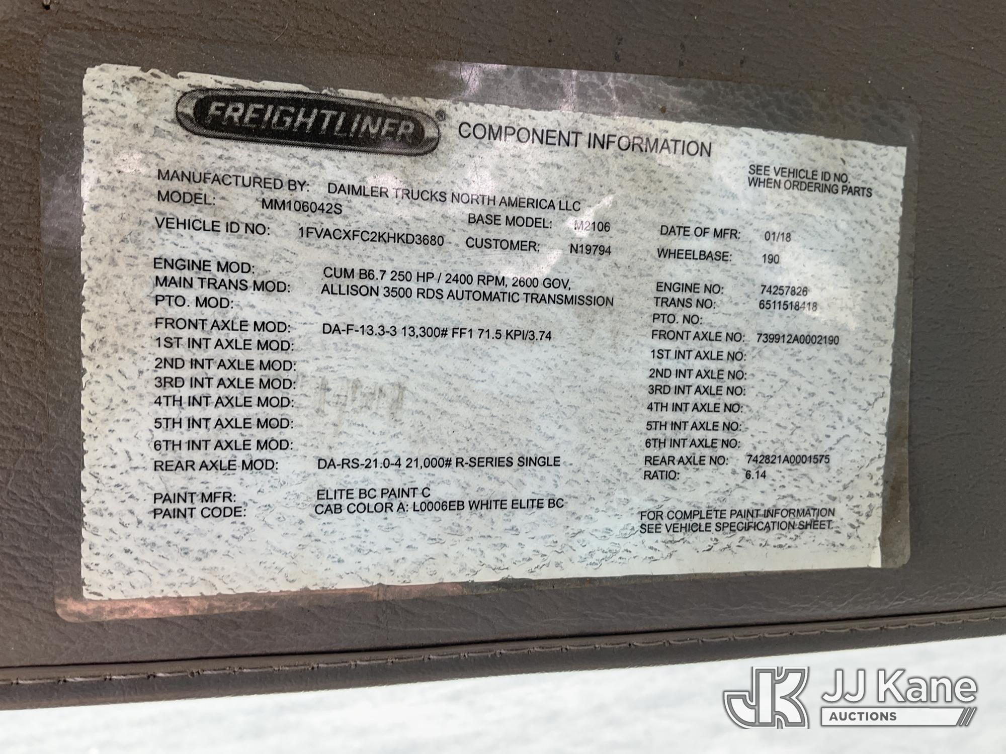 2019 Freightliner M2 106