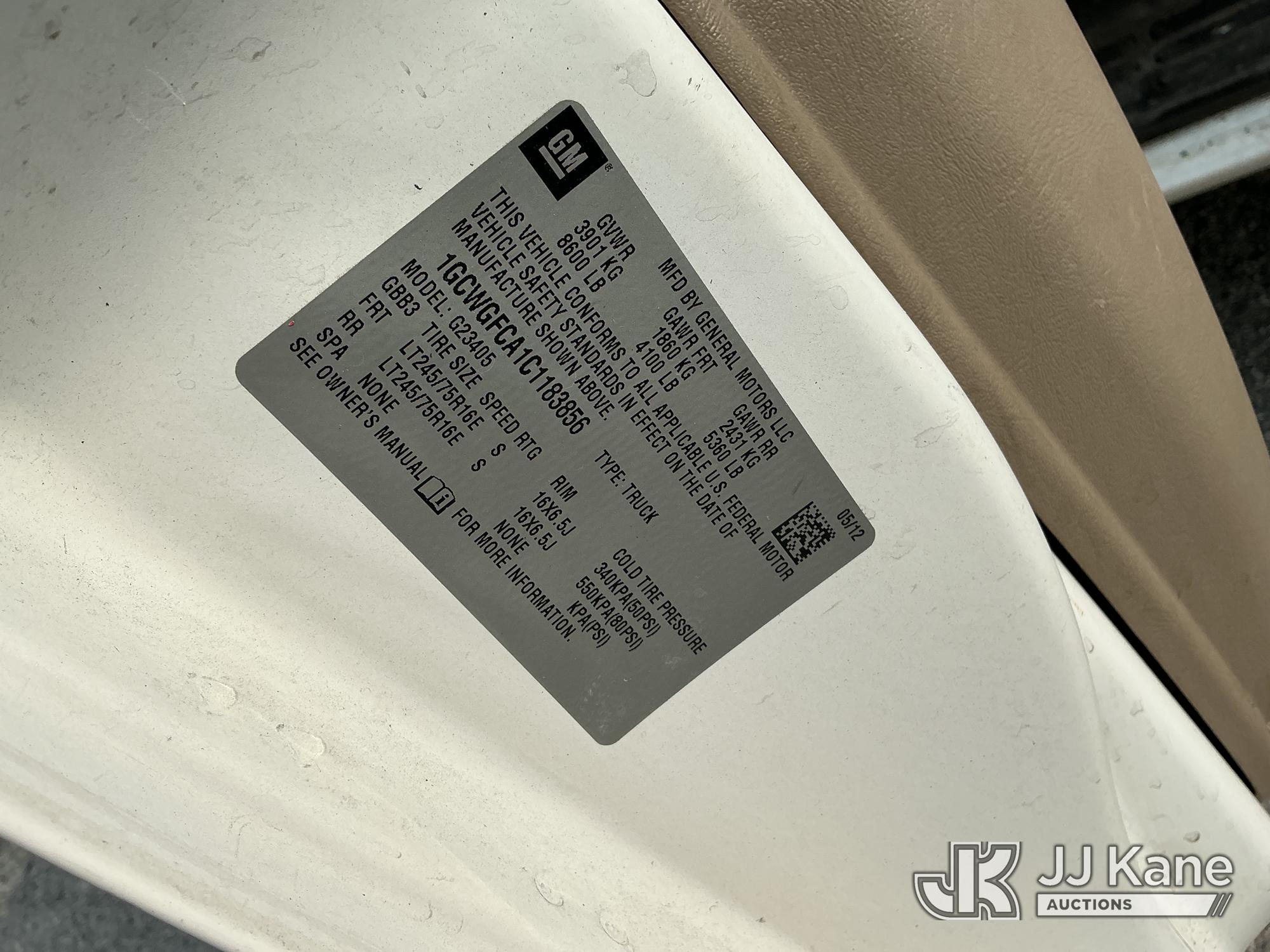 2012 Chevrolet EXPRESS 2500