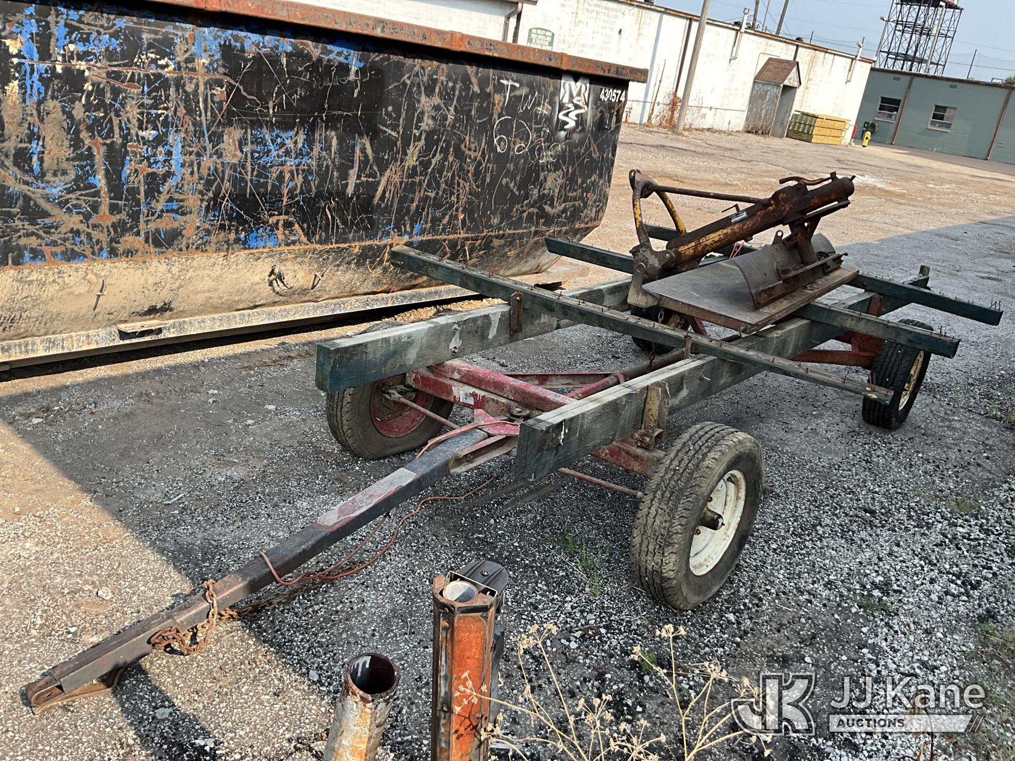 Homemade Trailer & J.I. Case Company Trailer Rake