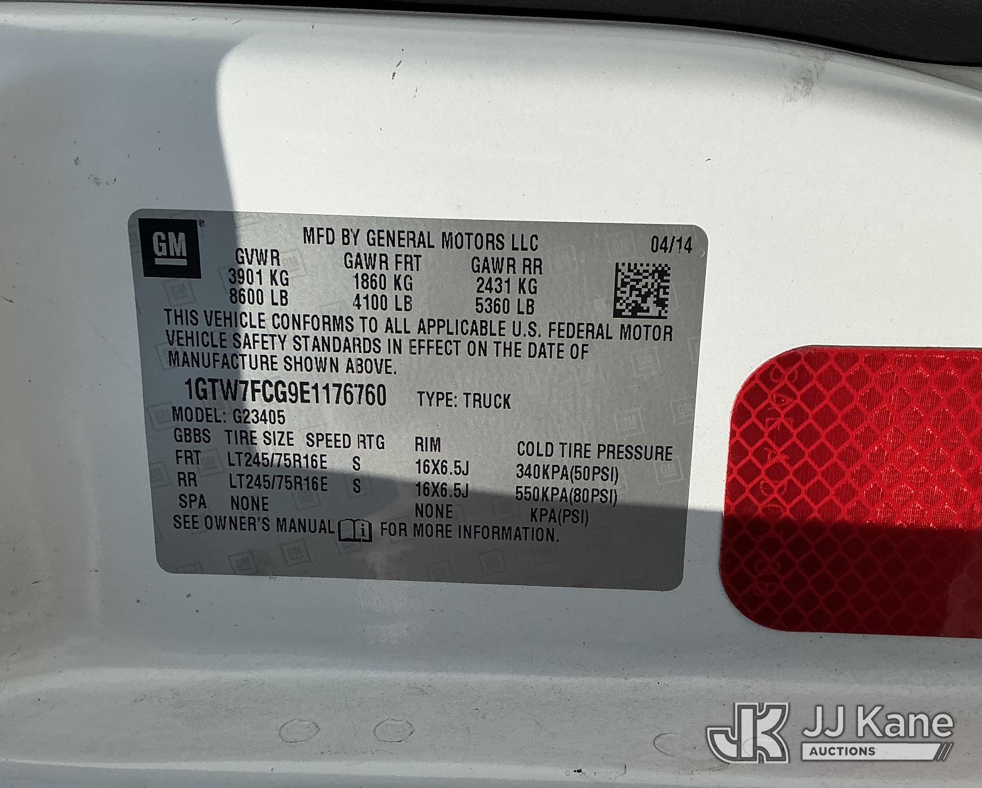2014 GMC SAVANA