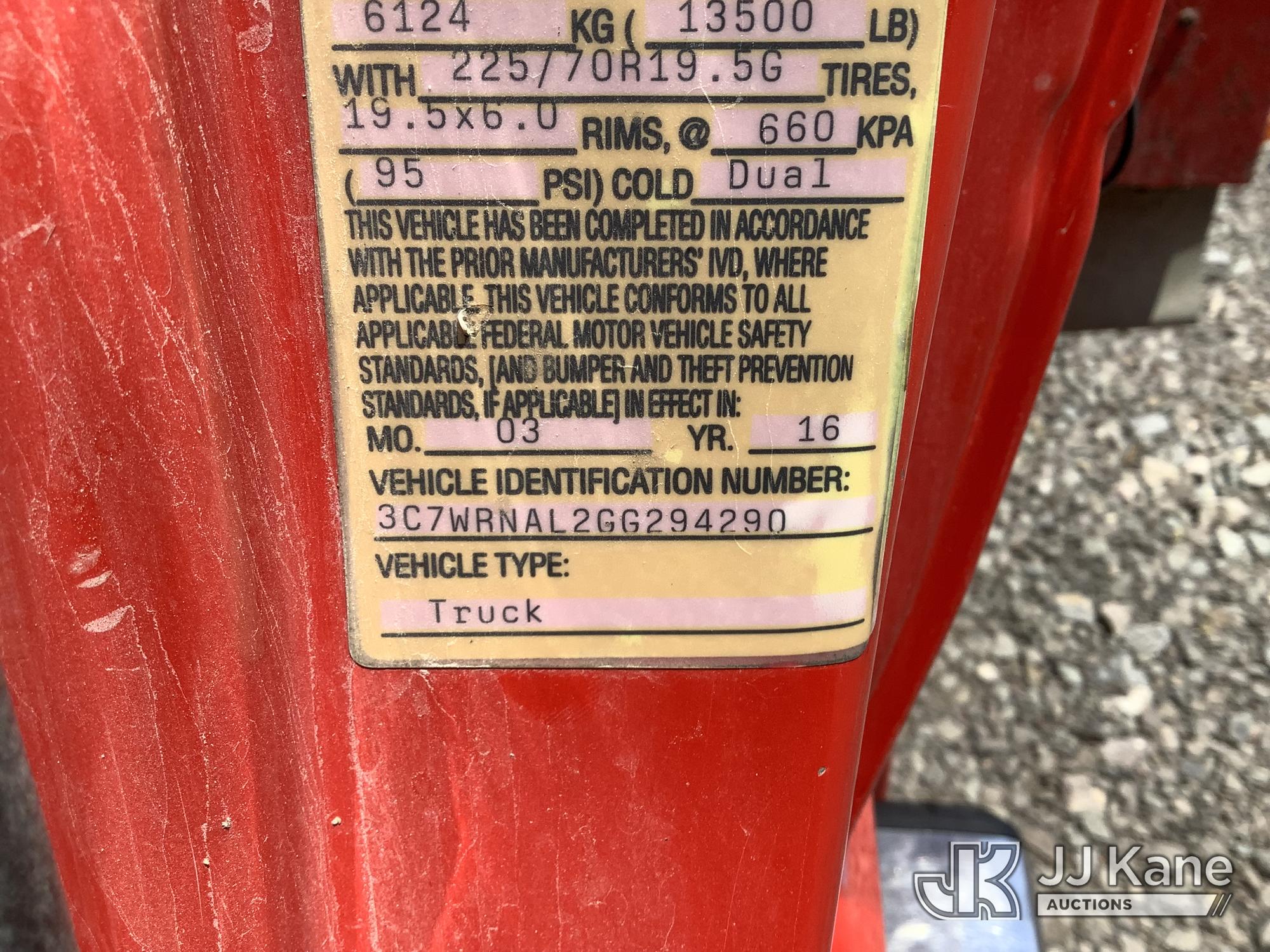 2016 Ram 5500 4X4