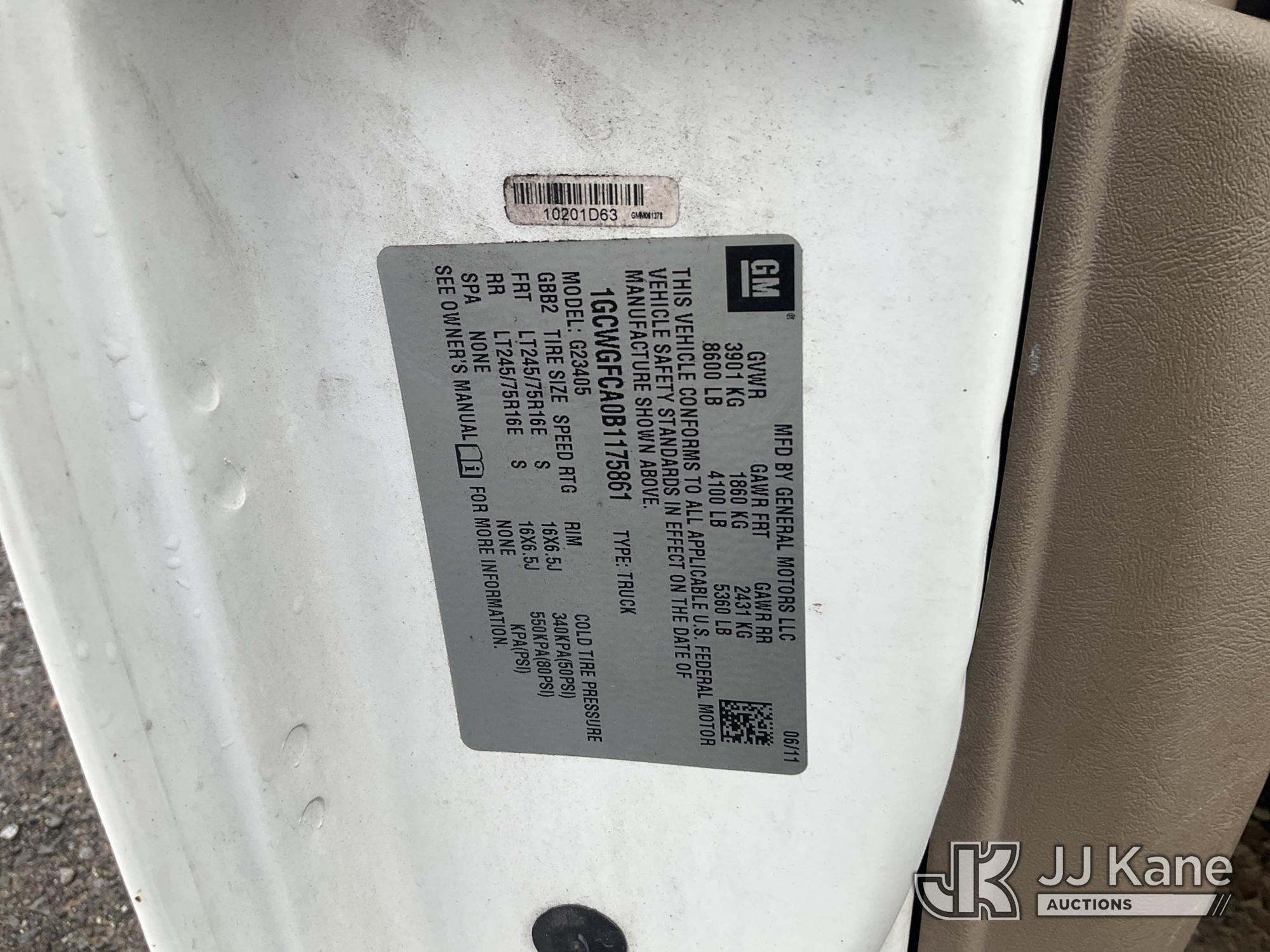 2011 Chevrolet EXPRESS G2500