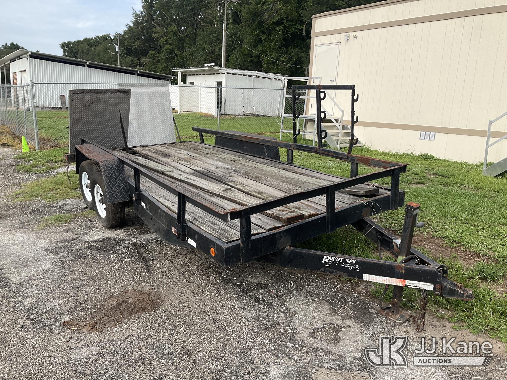2002 Anderson Mfg T/A Tagalong Trailer, (Previous City of Palmetto Unit)