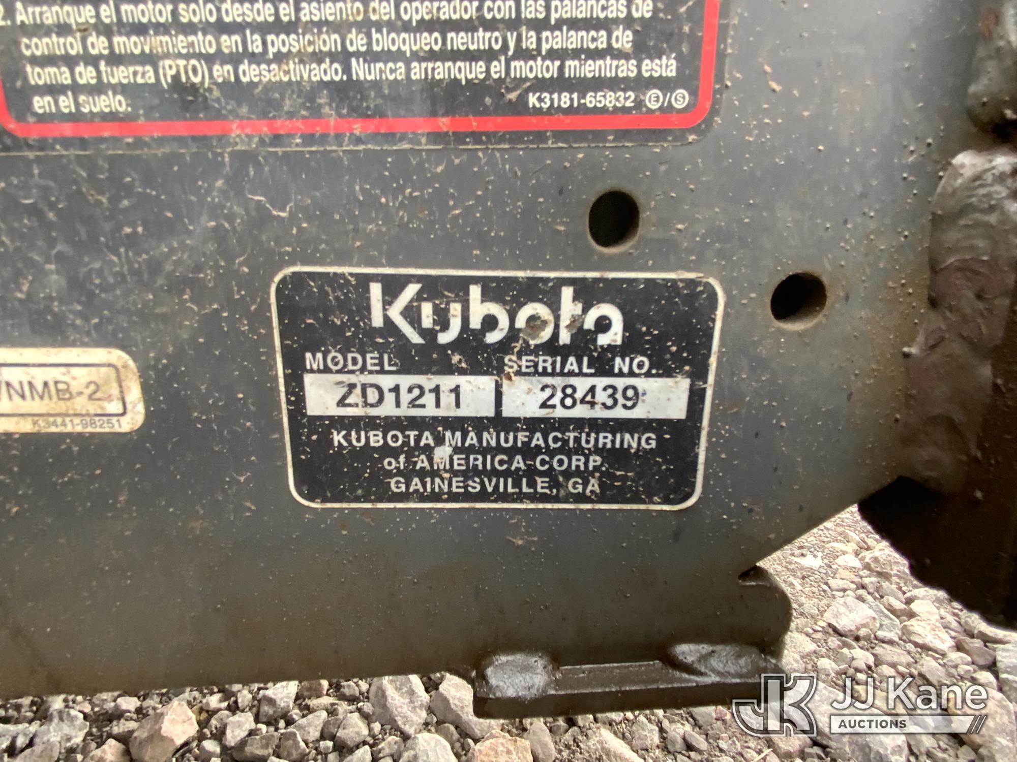 2019 Kubota ZD1211