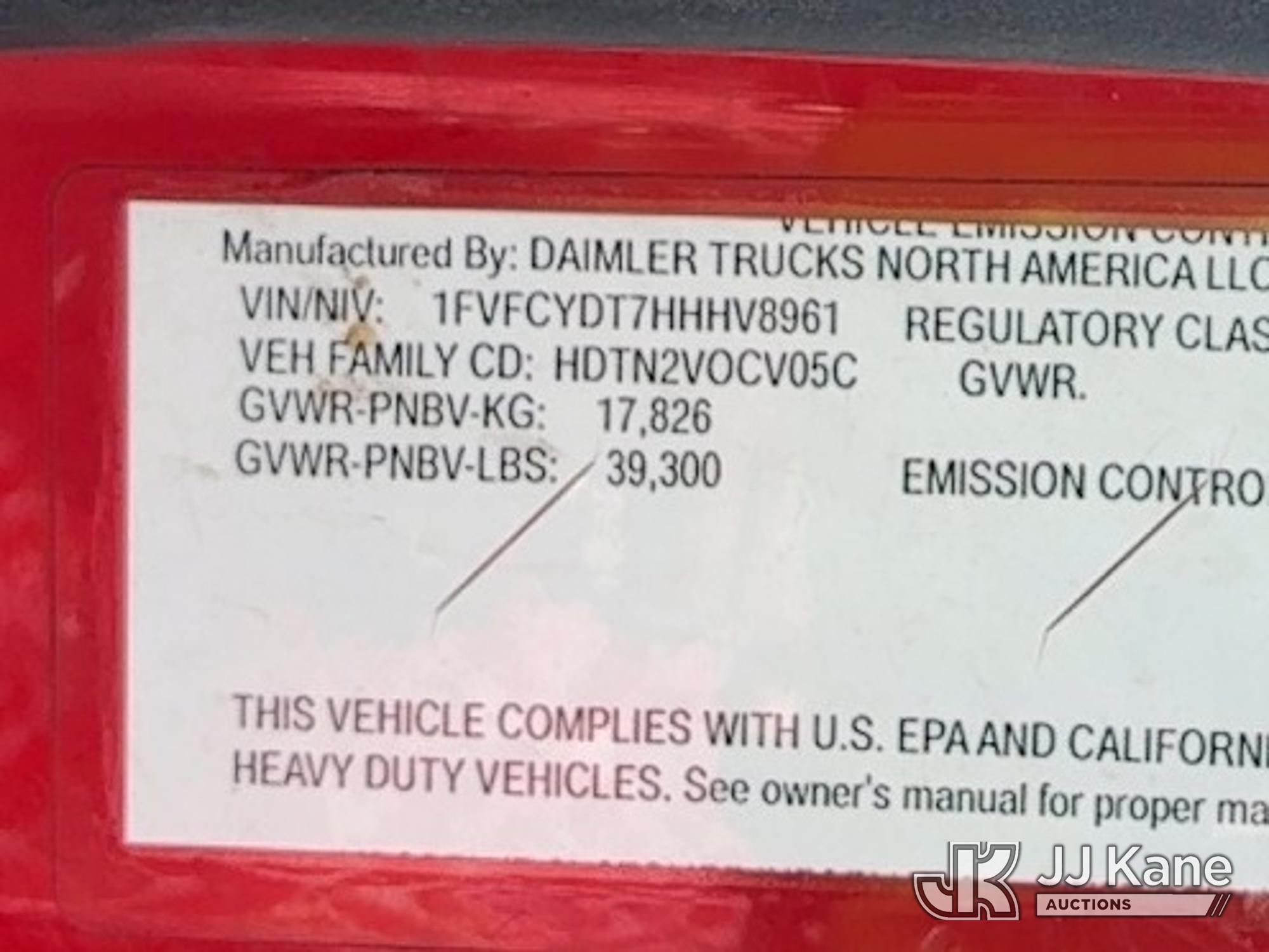 2017 Freightliner M2 MEDIUM DUTY