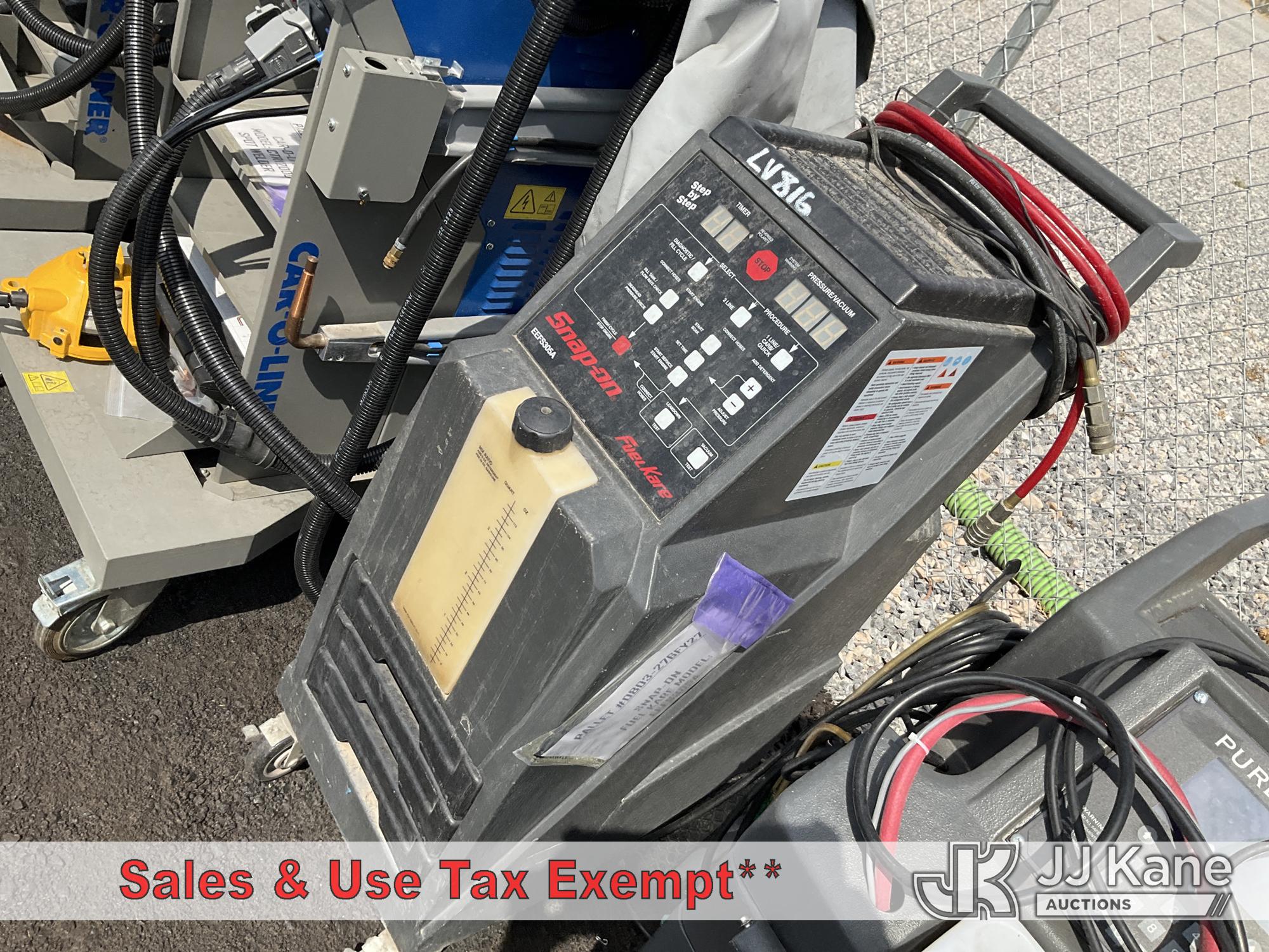 Snap On Fuel Care Machine NOTE: This unit is being sold AS IS/WHERE IS via Timed Auction and is located in Las Vegas