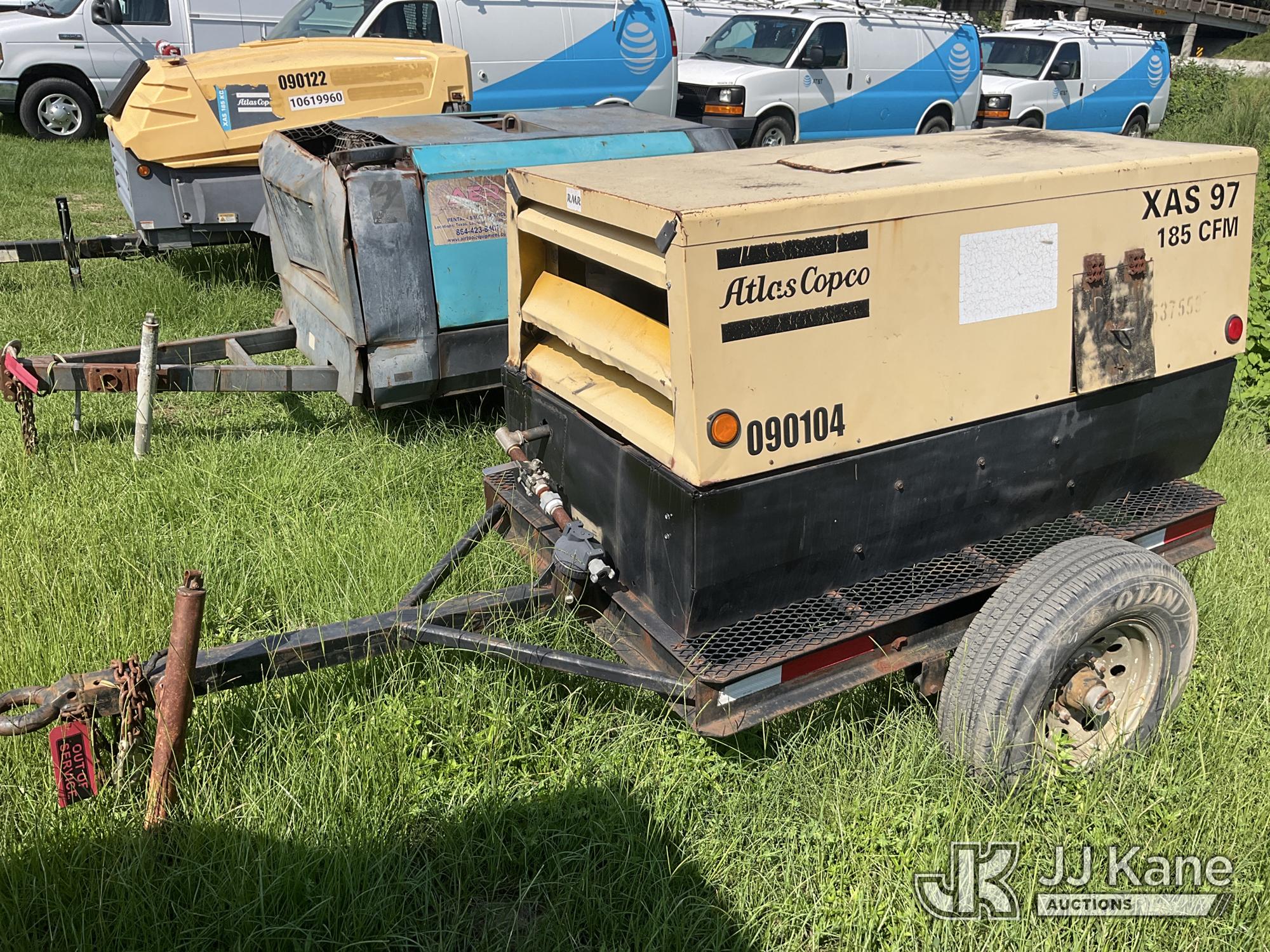 2004 Atlas Copco XAS 97 Portable Air Compressor