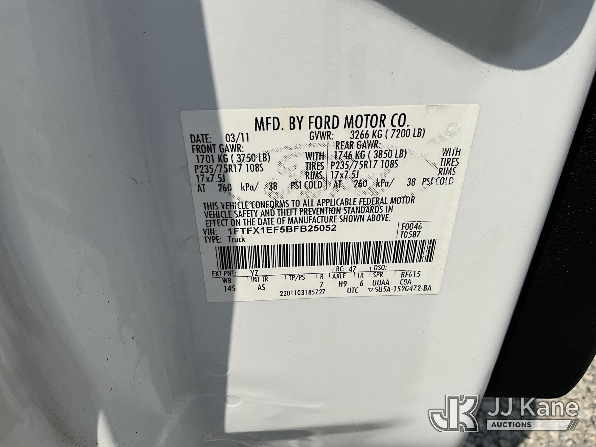 2011 Ford F150 4X4