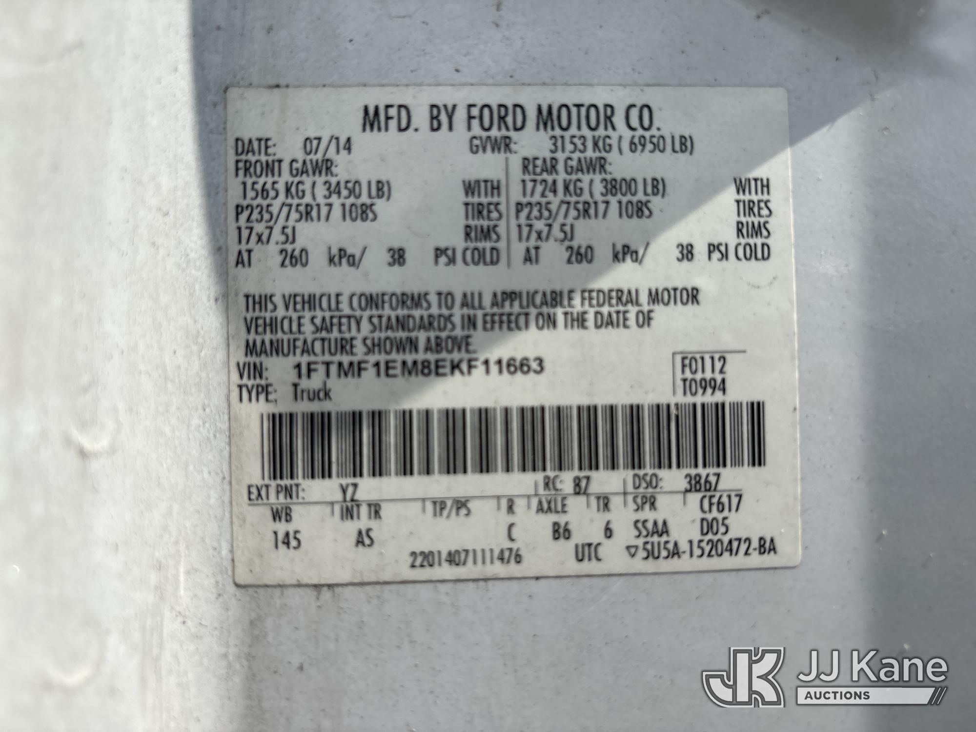 2014 Ford F150 4X4