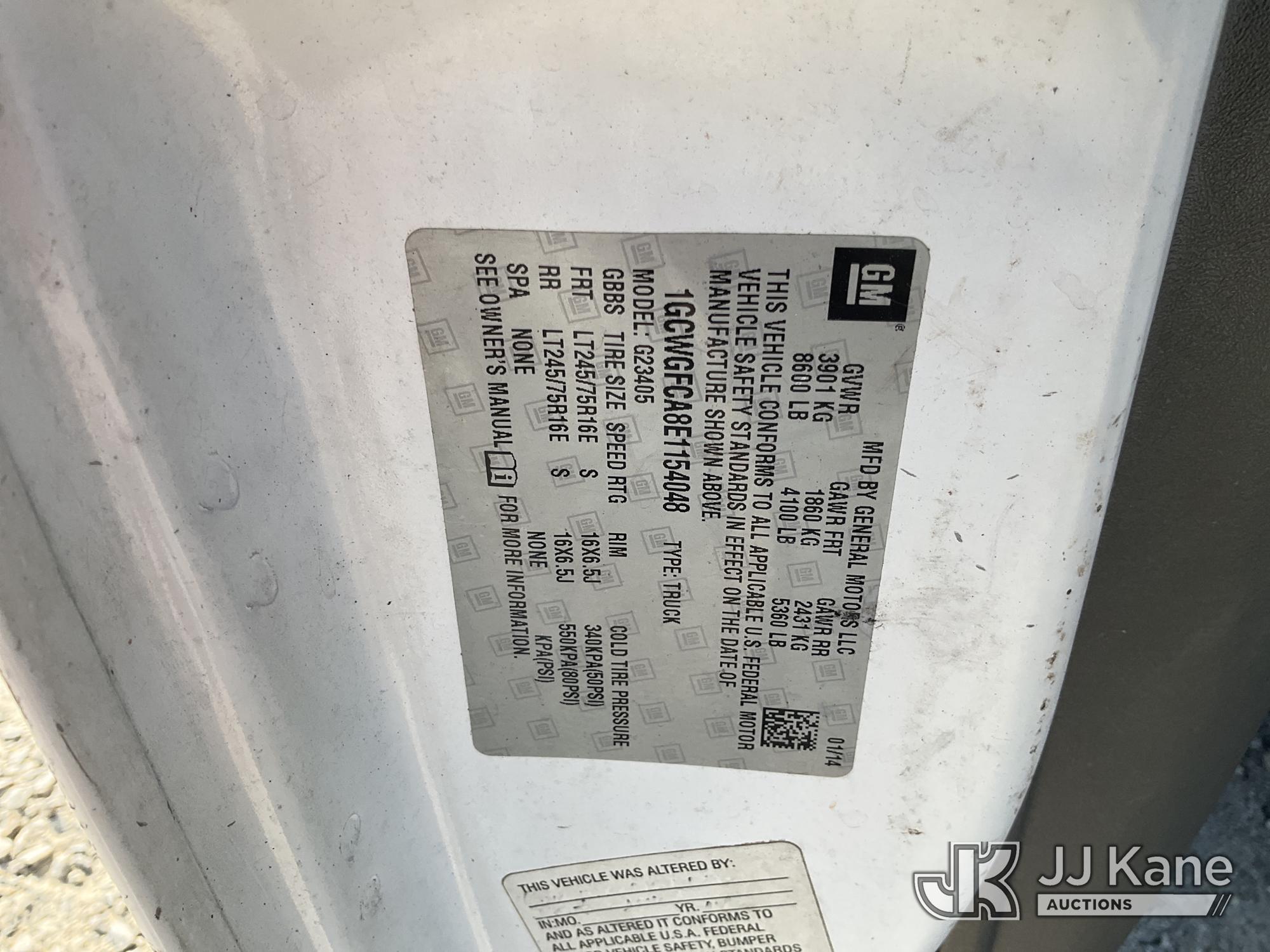 2014 Chevrolet EXPRESS G2500