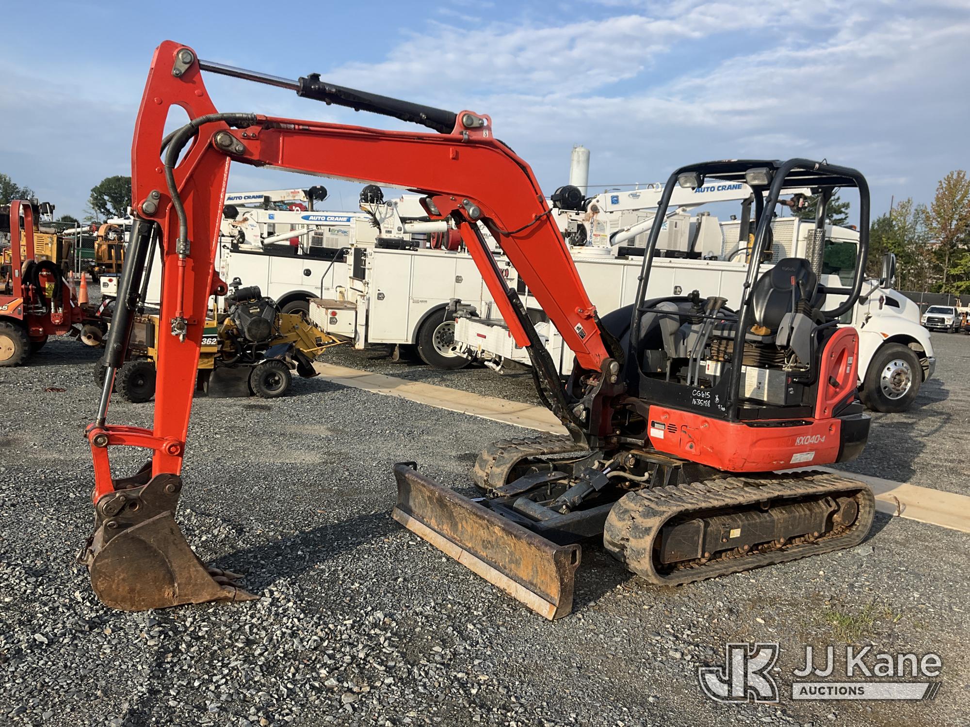 2016 Kubota KX040-4 Mini Hydraulic Excavator