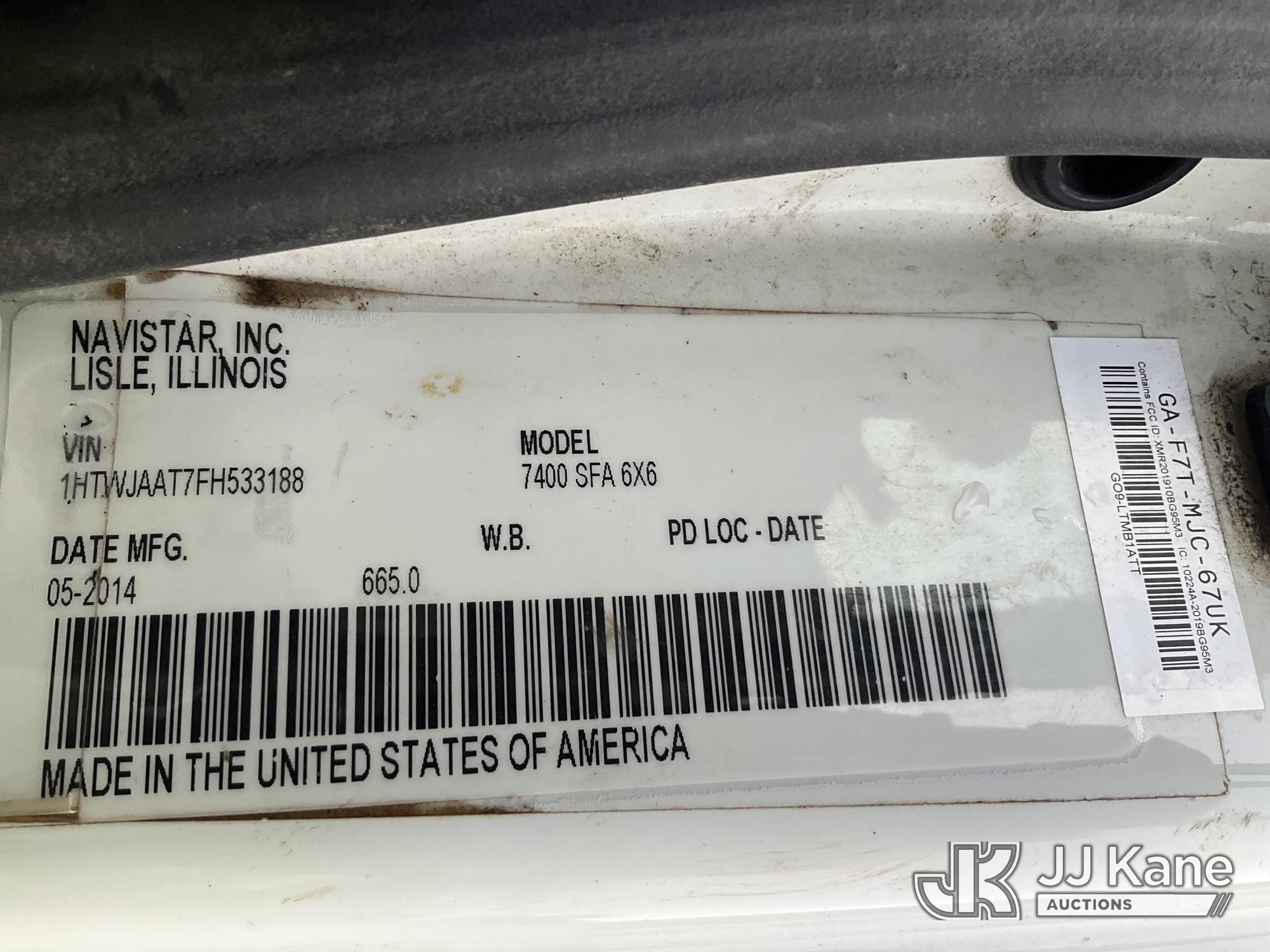 2015 International 7400 6x6