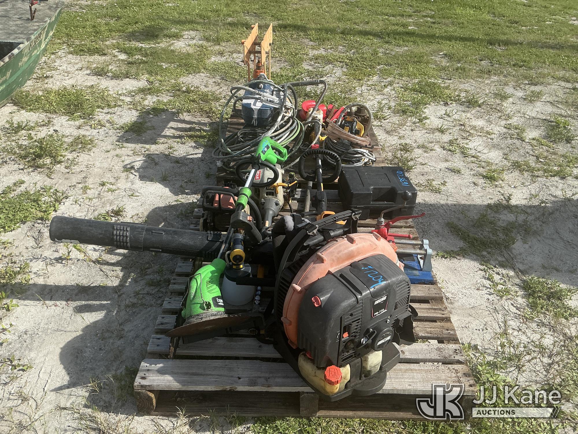(2) Pallets with Tools: 12 Ton Pipe Bender