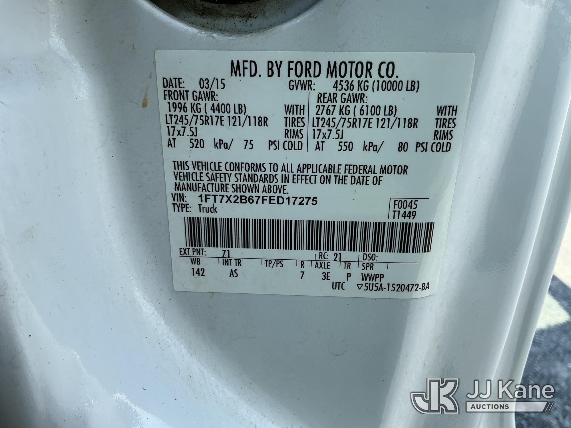 2015 Ford F250 SD 4x4
