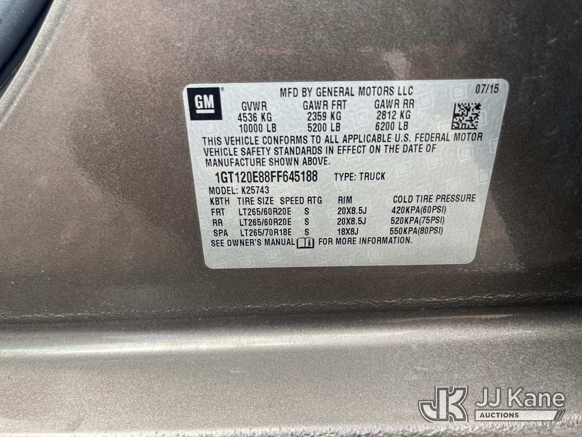 2015 GMC SIERRA 2500HD