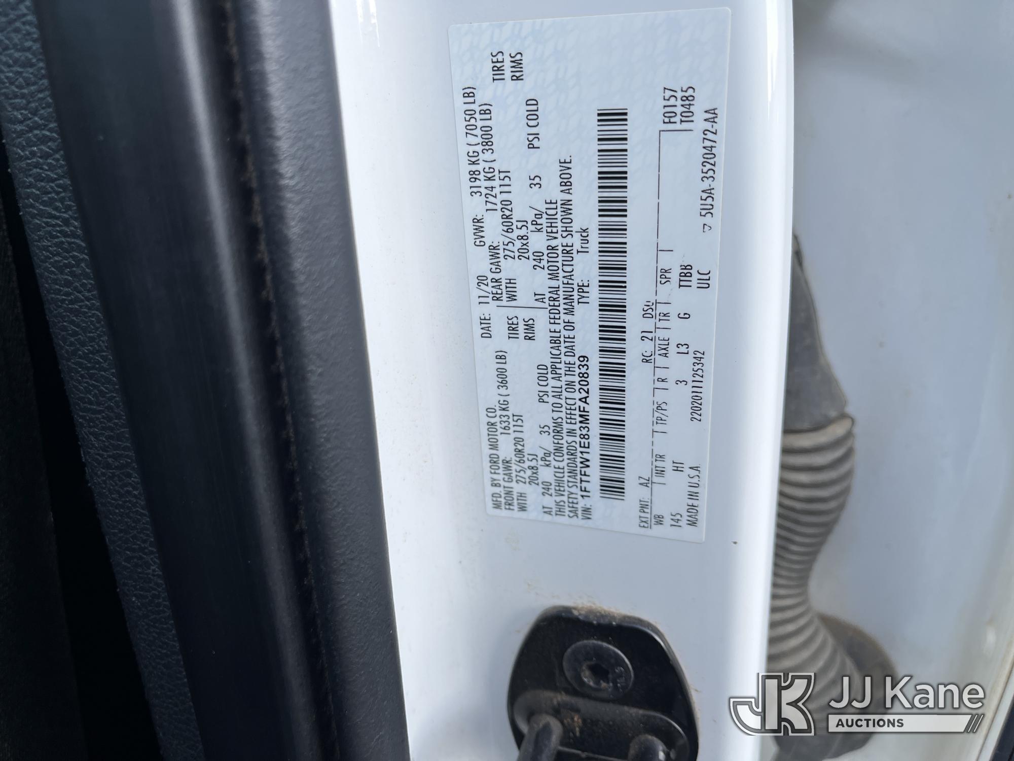 2021 Ford F150 4X4