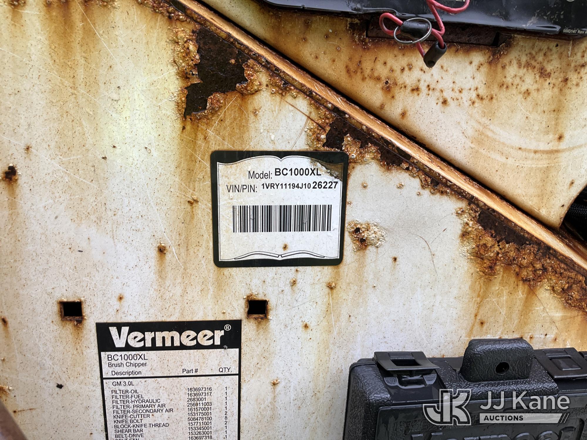 2018 Vermeer BC1000XL