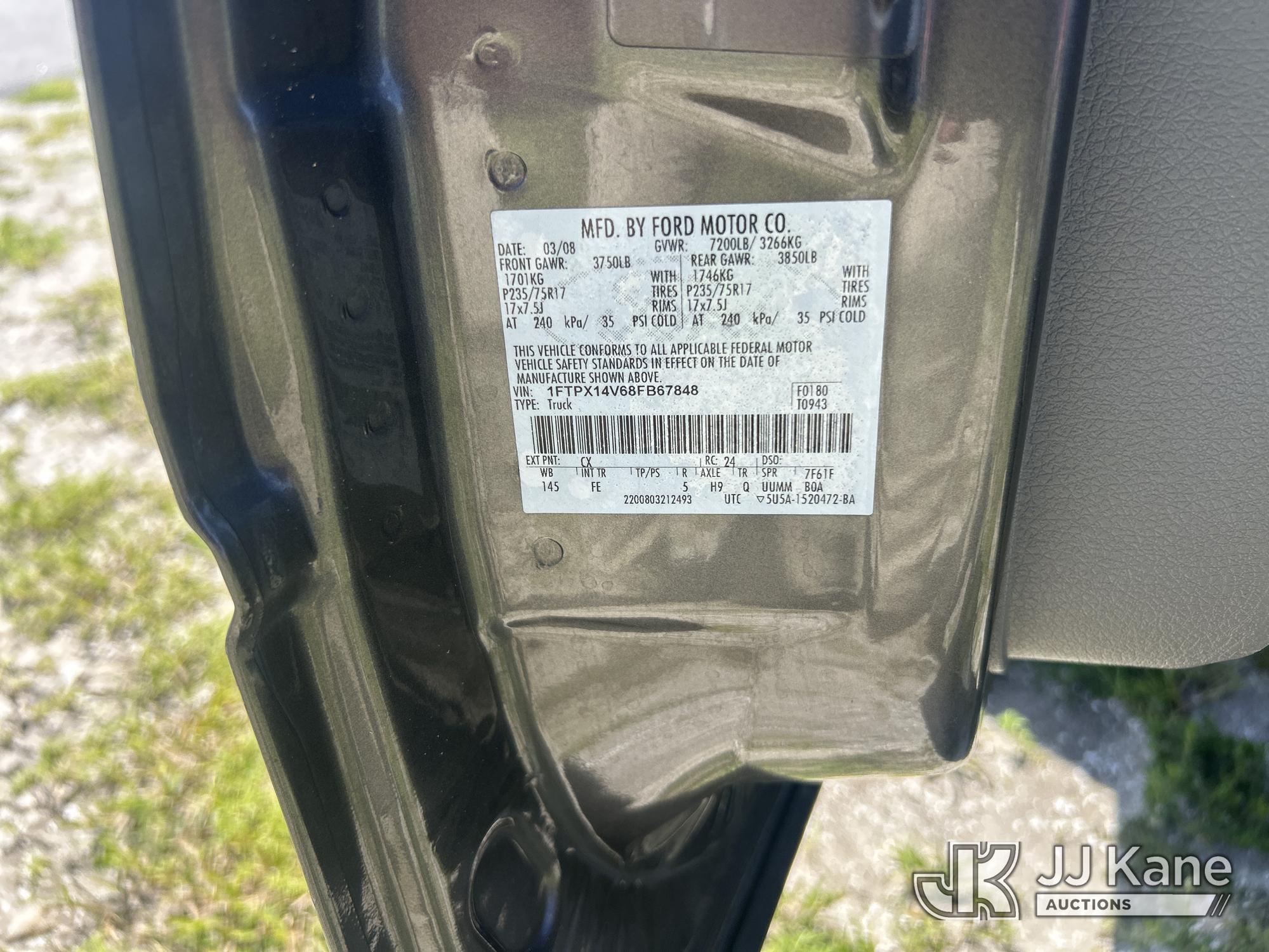 2008 Ford F150 4X4