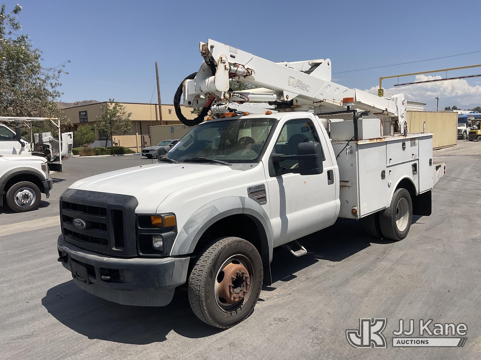 Altec AT37G, , 2008 Ford F-450 SD Regular Cab DRW Utility Truck