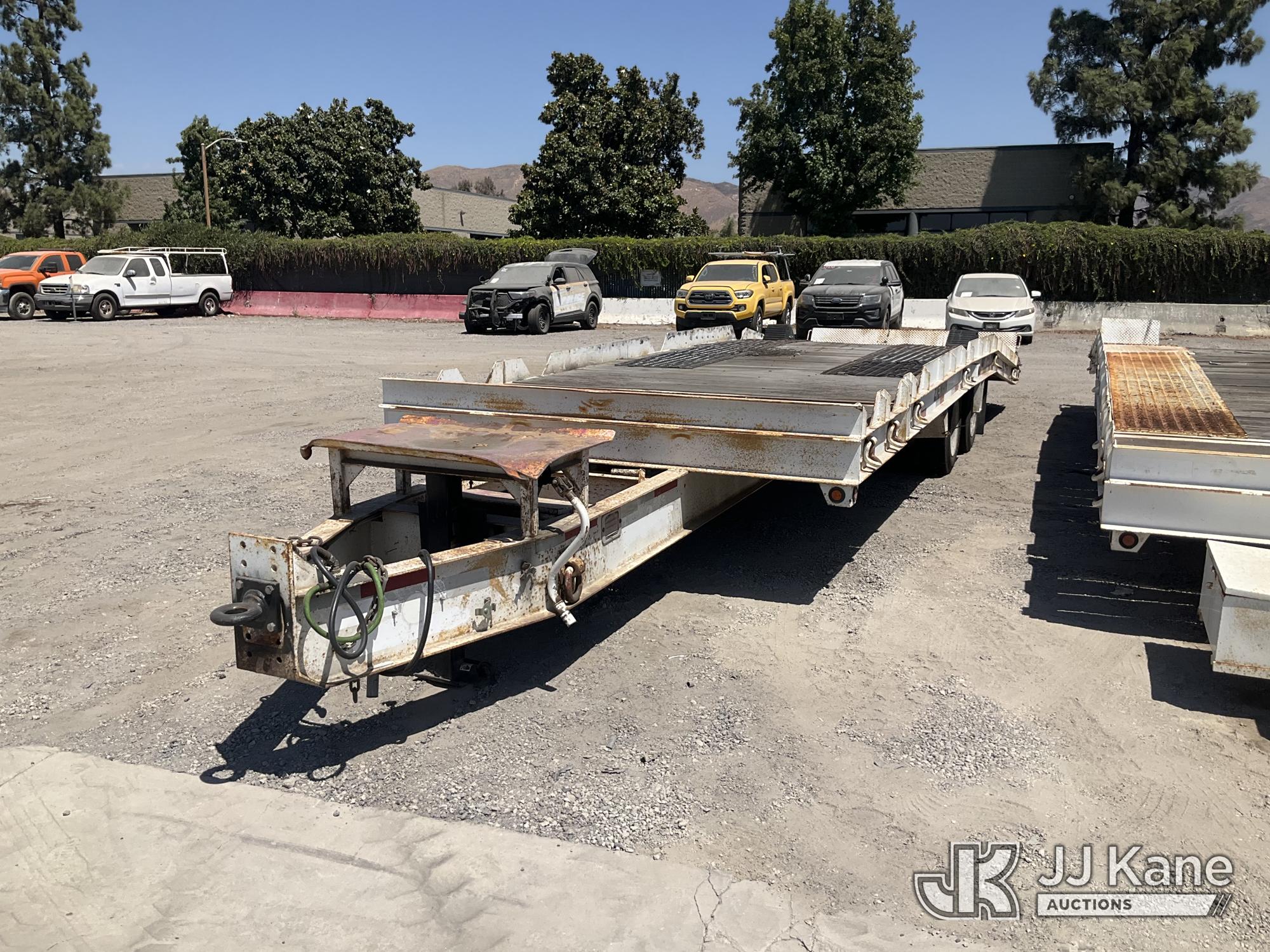 2009 Zieman 2327 T/A Tilt Bed Tagalong Equipment Trailer