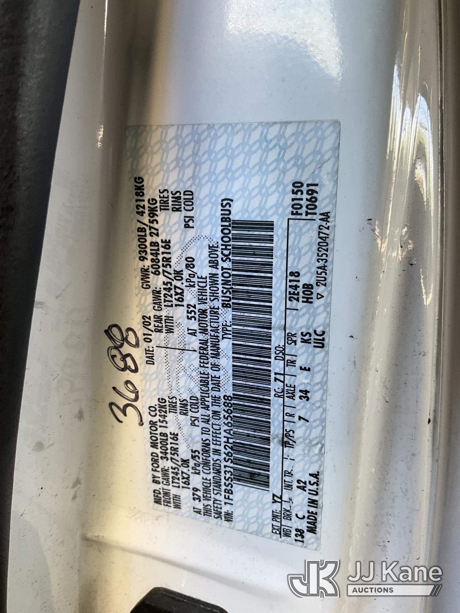 2002 Ford ECONOLINE E-350
