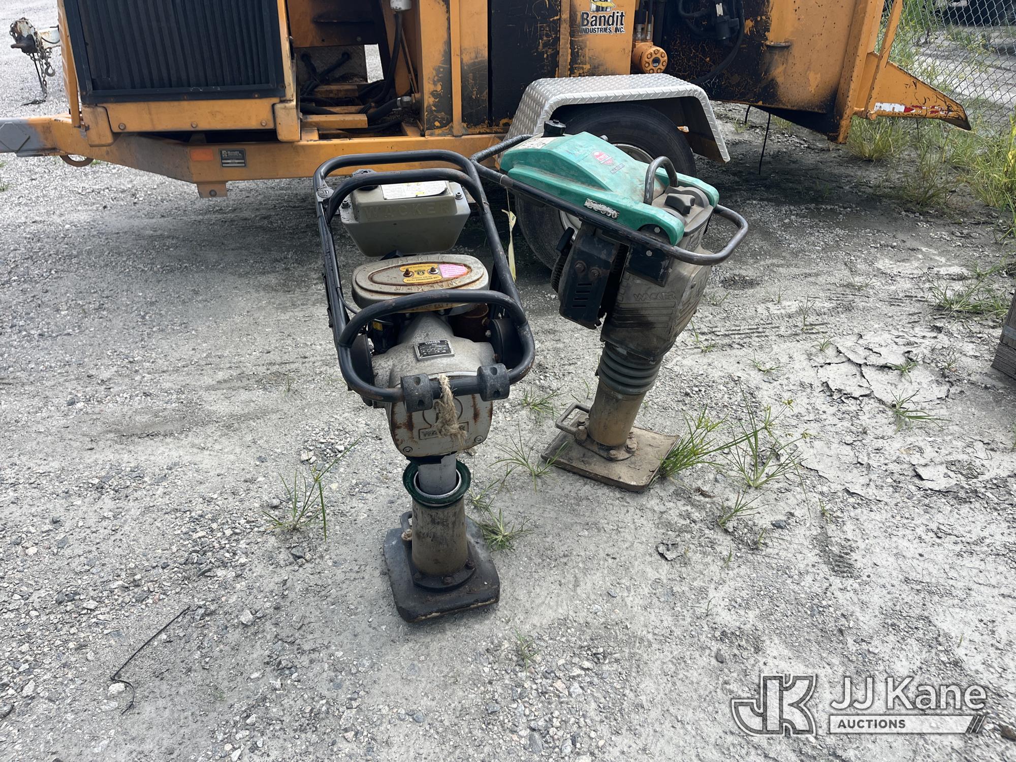 Two Wacker walk behind compactors 1-BS52Y 1-BS500 (Not Running