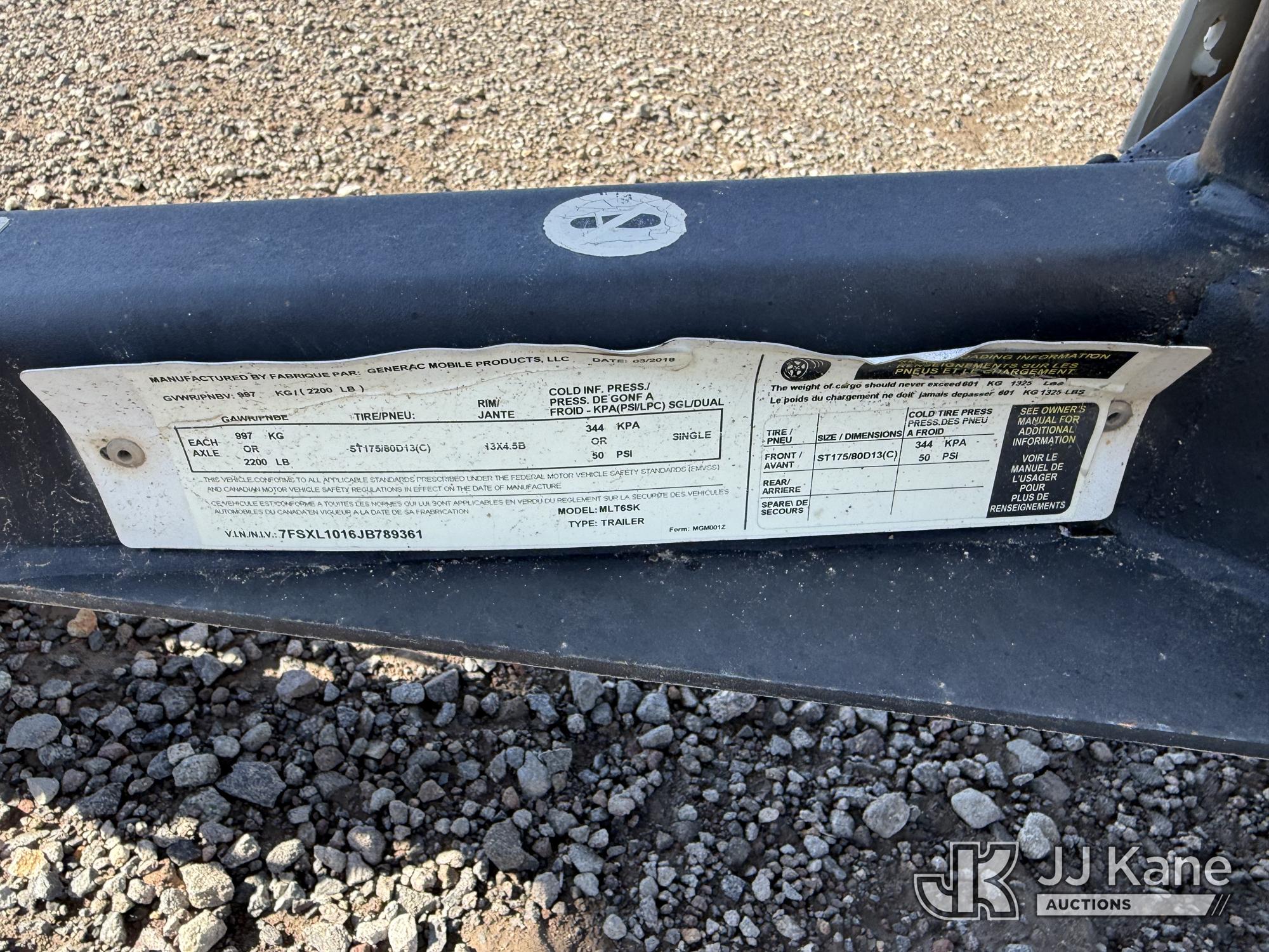 2018 Generac MLT6SK