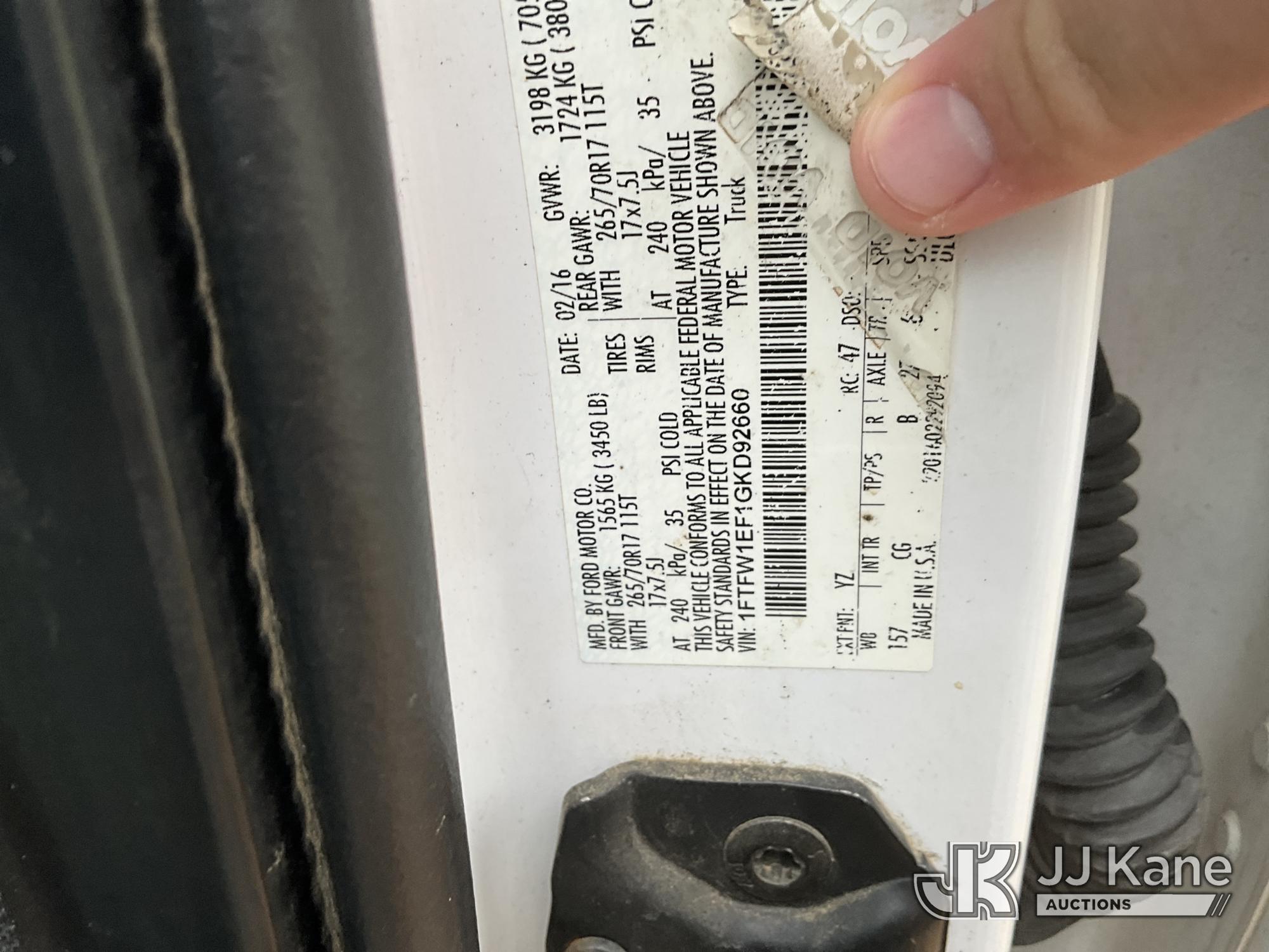 2016 Ford F150 4X4