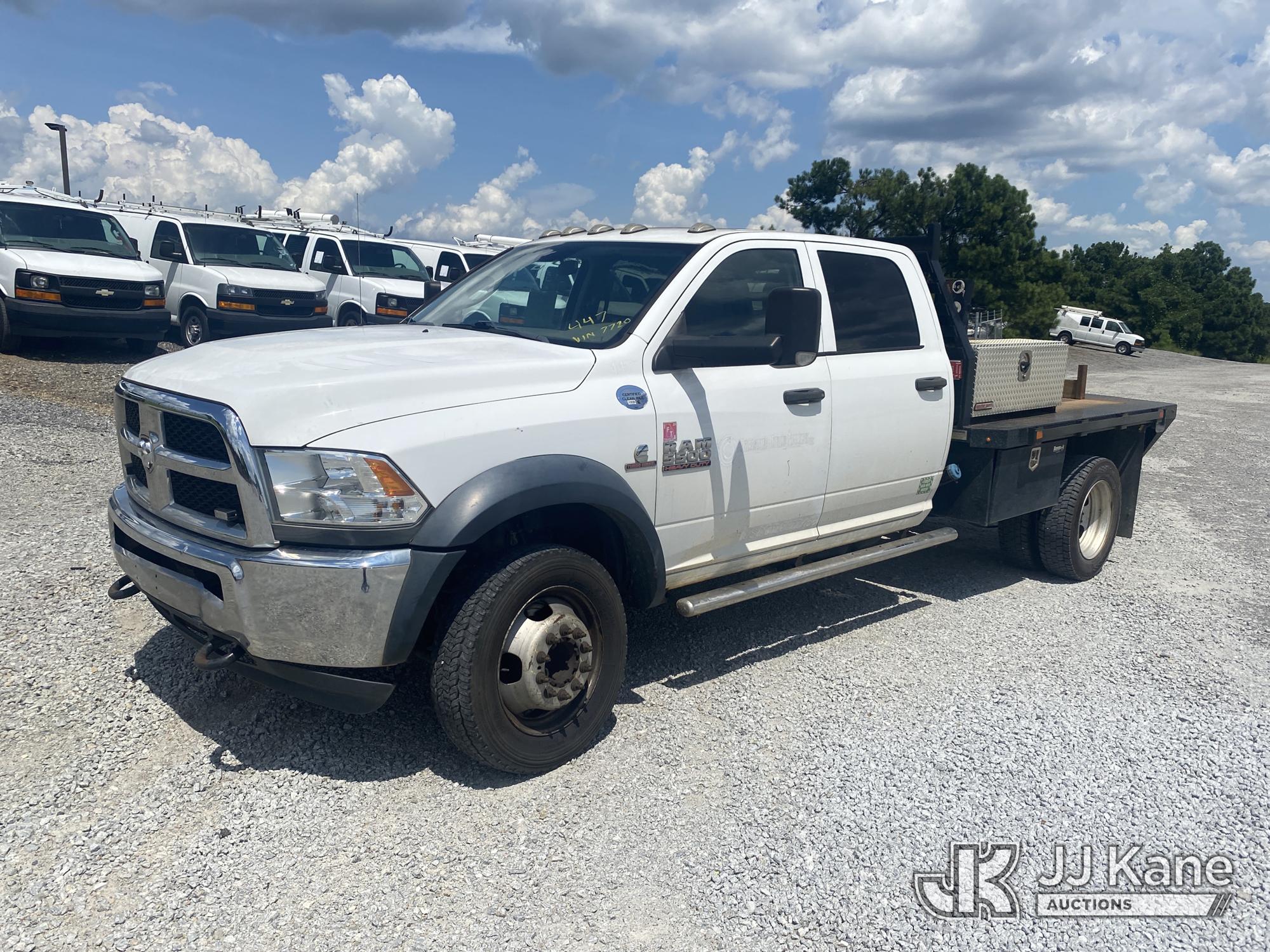 2018 RAM 5500 Crew Cab SWB DRW Flatbed Truck