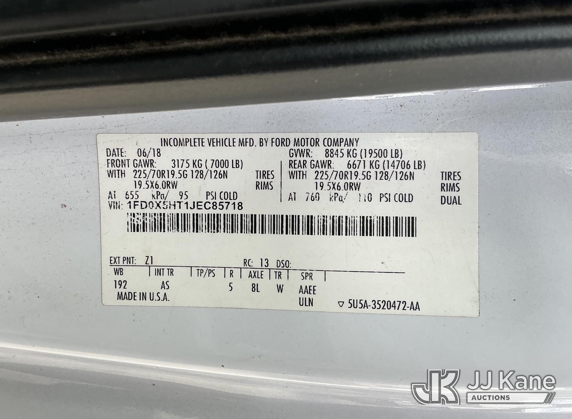 2018 Ford F550 4x4