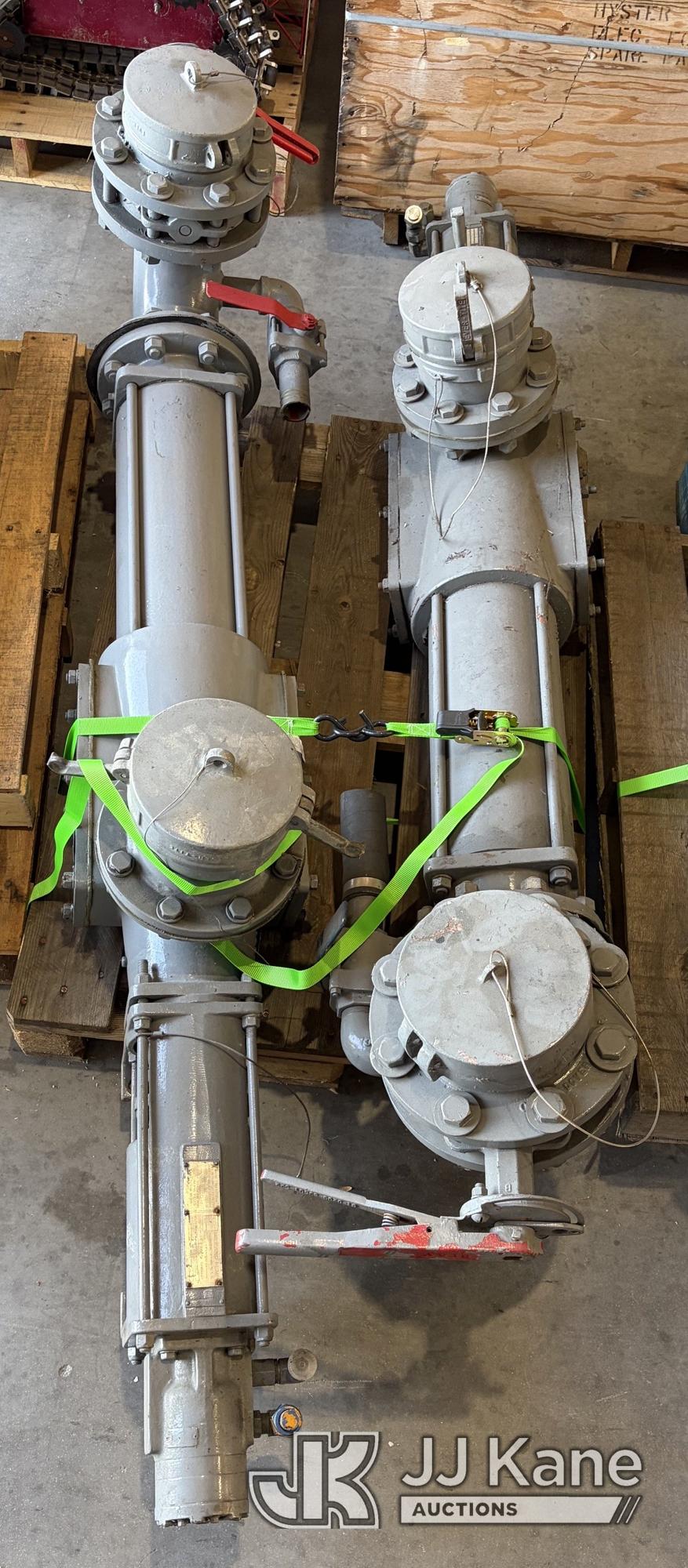 Pallet with (2) Skimmer Off-Loading Hydraulic Pumps - Class V (Condition Unknown) NOTE: This unit is being sold AS IS/WHERE IS via Timed Auction and is located in Tampa
