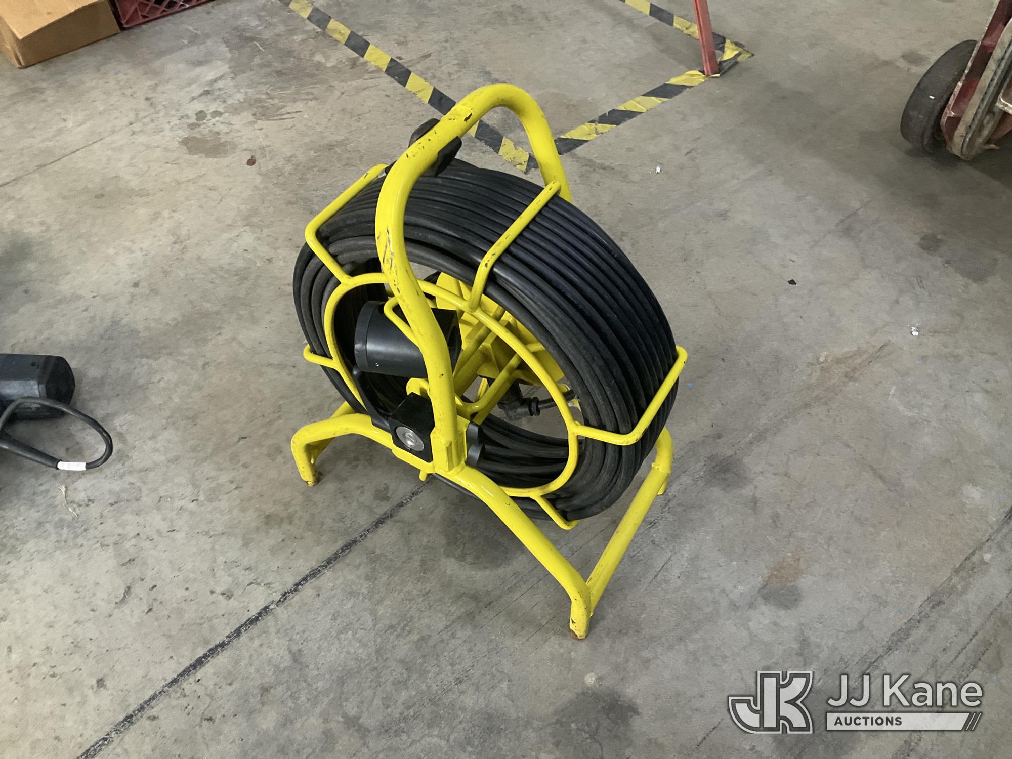 Pearpoint P341 Flexiprobe Sewer Borescope Cable With Camera Head 100 foot NOTE: This unit is being sold AS IS/WHERE IS via Timed Auction and is located in Villa Rica