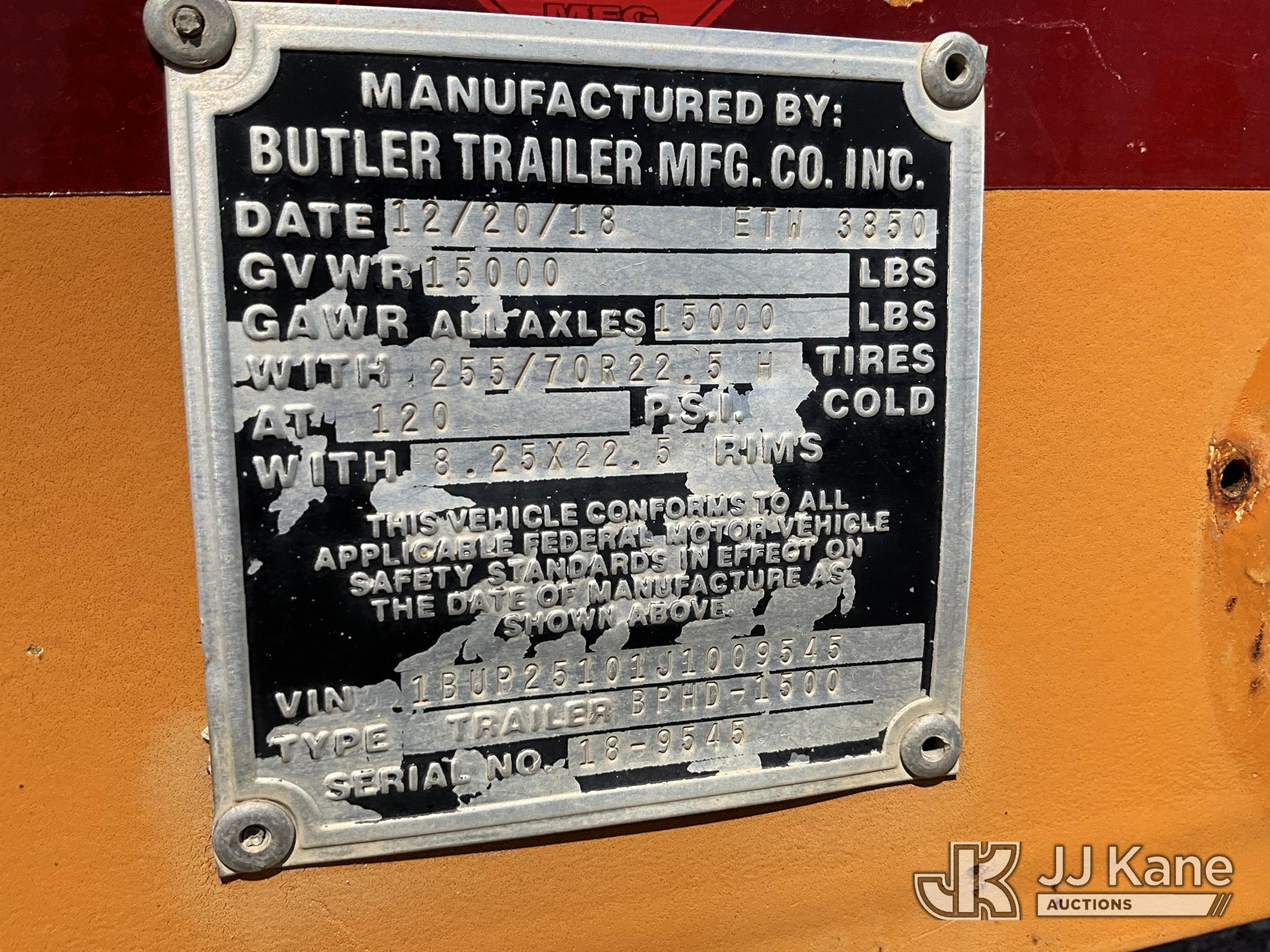 2018 Butler BPHD-1500