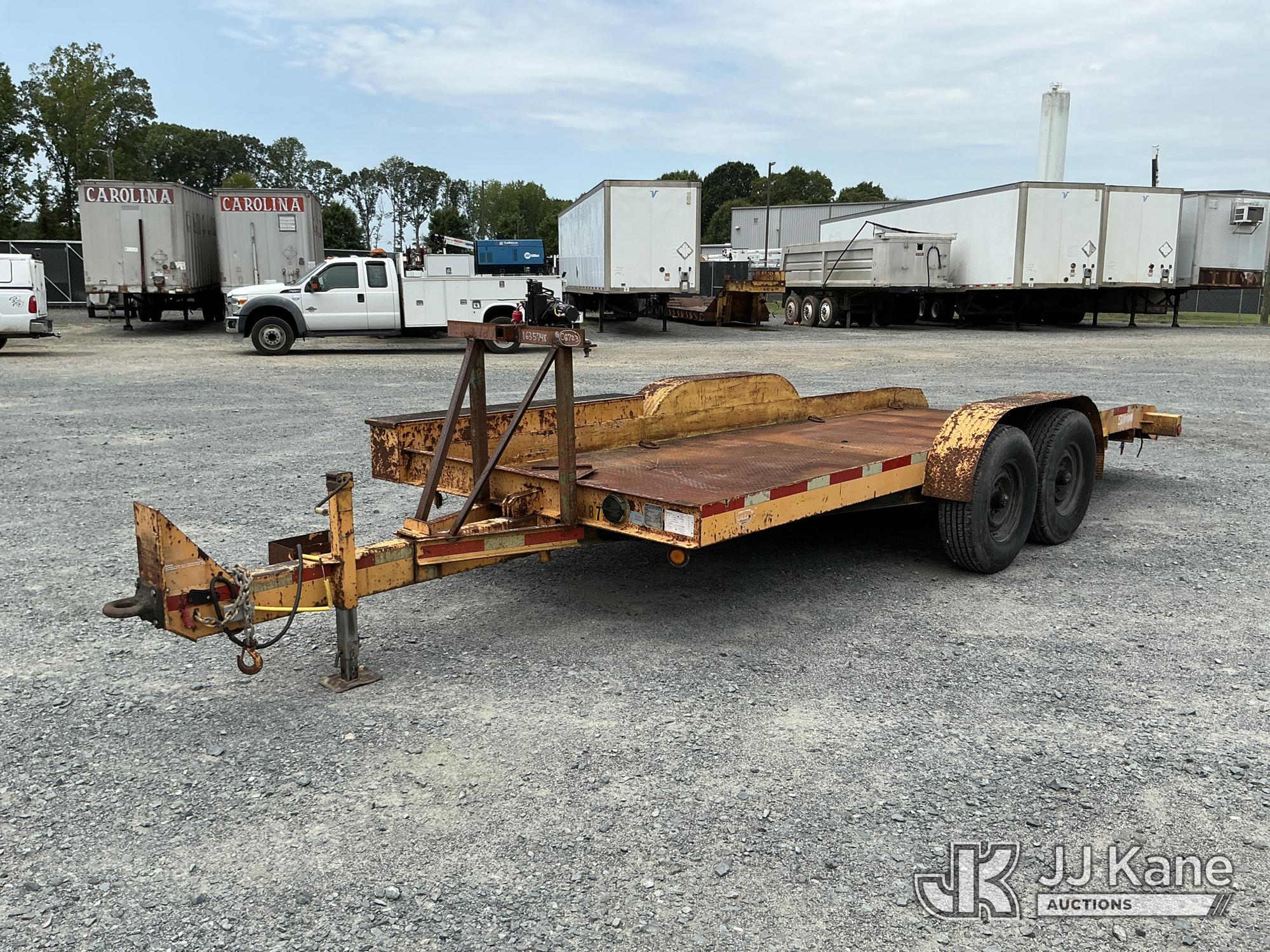 2001 Butler T/A Tilt Top Tagalong Trailer