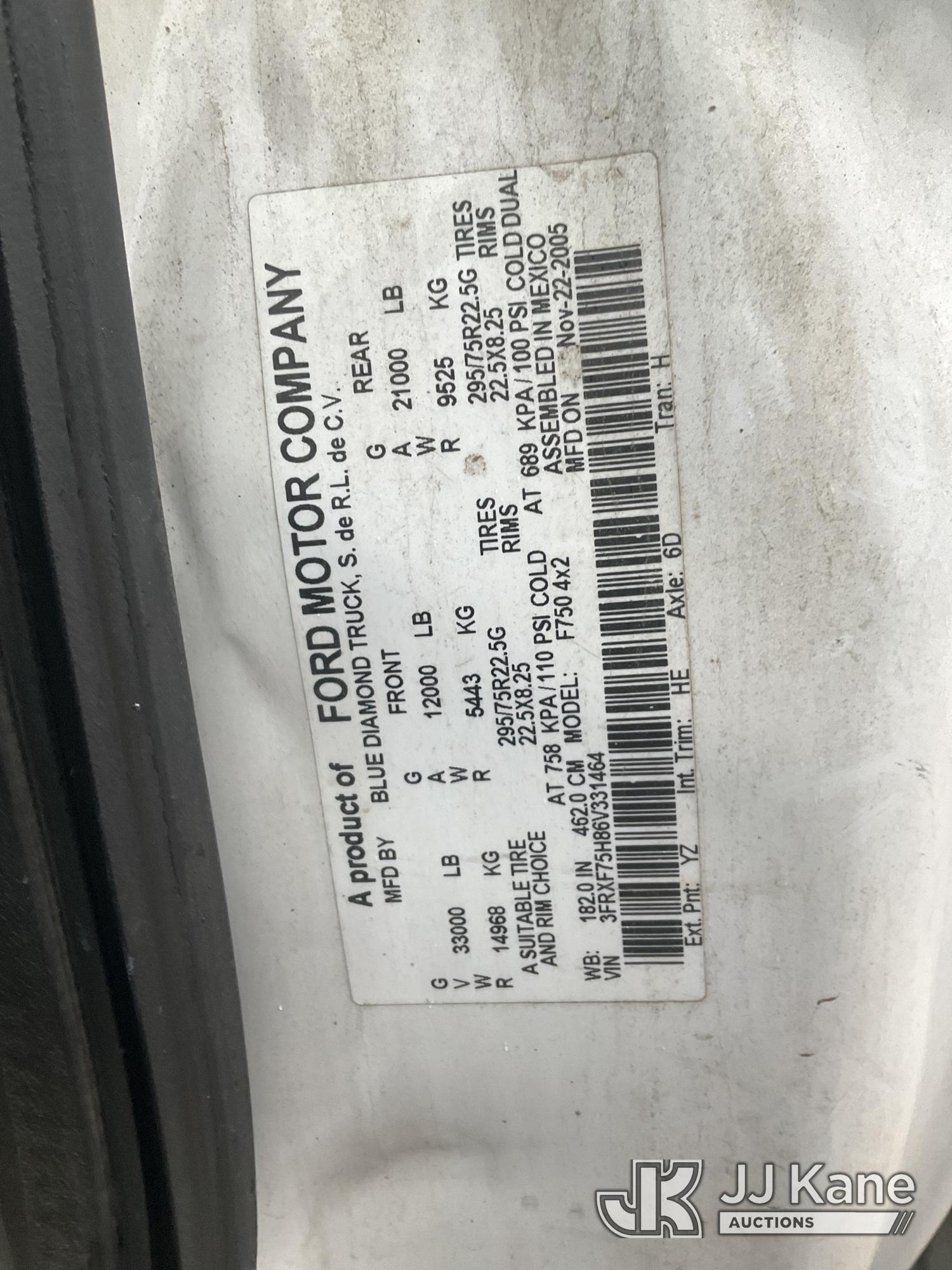 2006 Ford F750