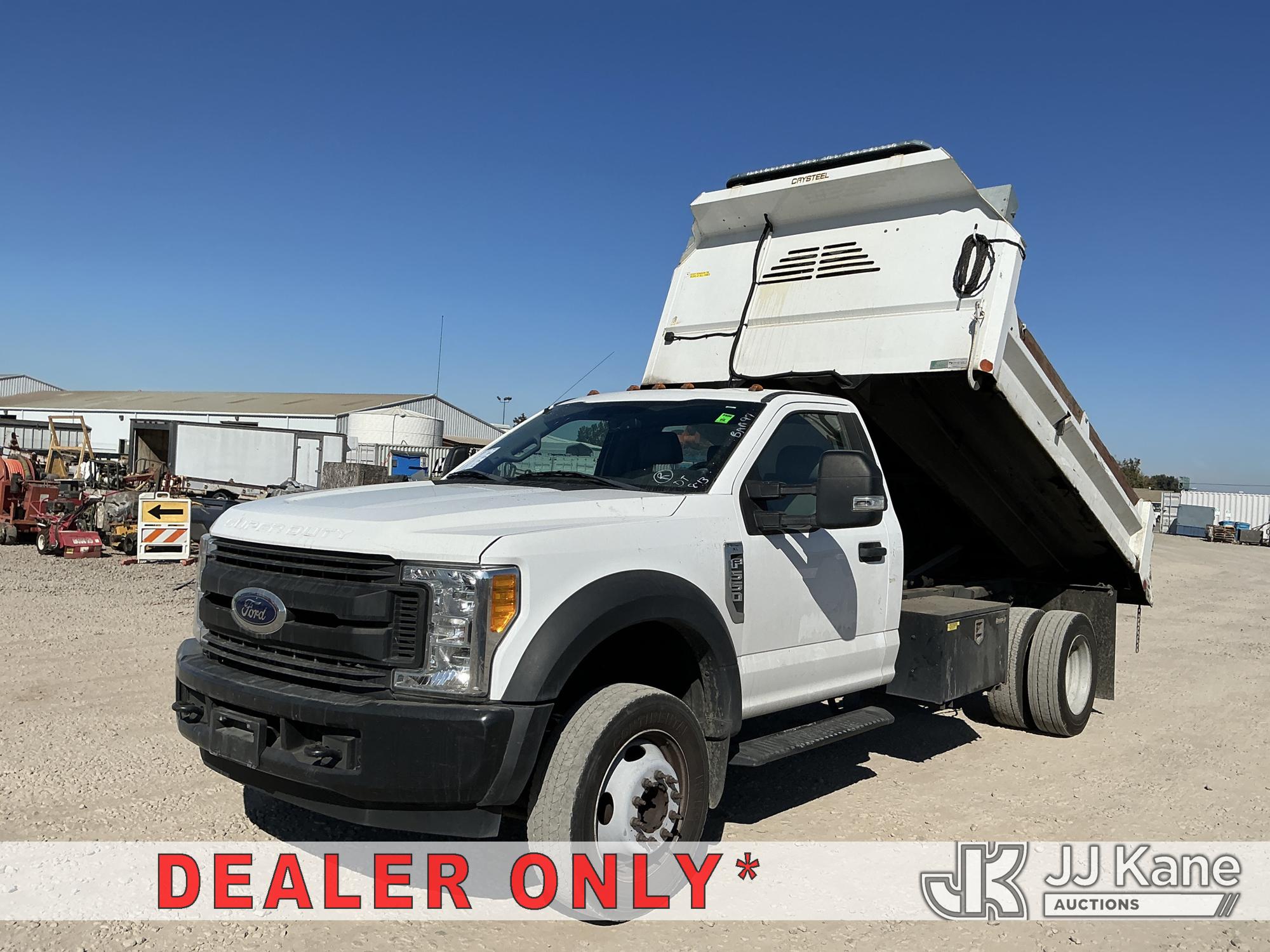 2017 Ford F-550 Regular Cab DRW Dump Truck