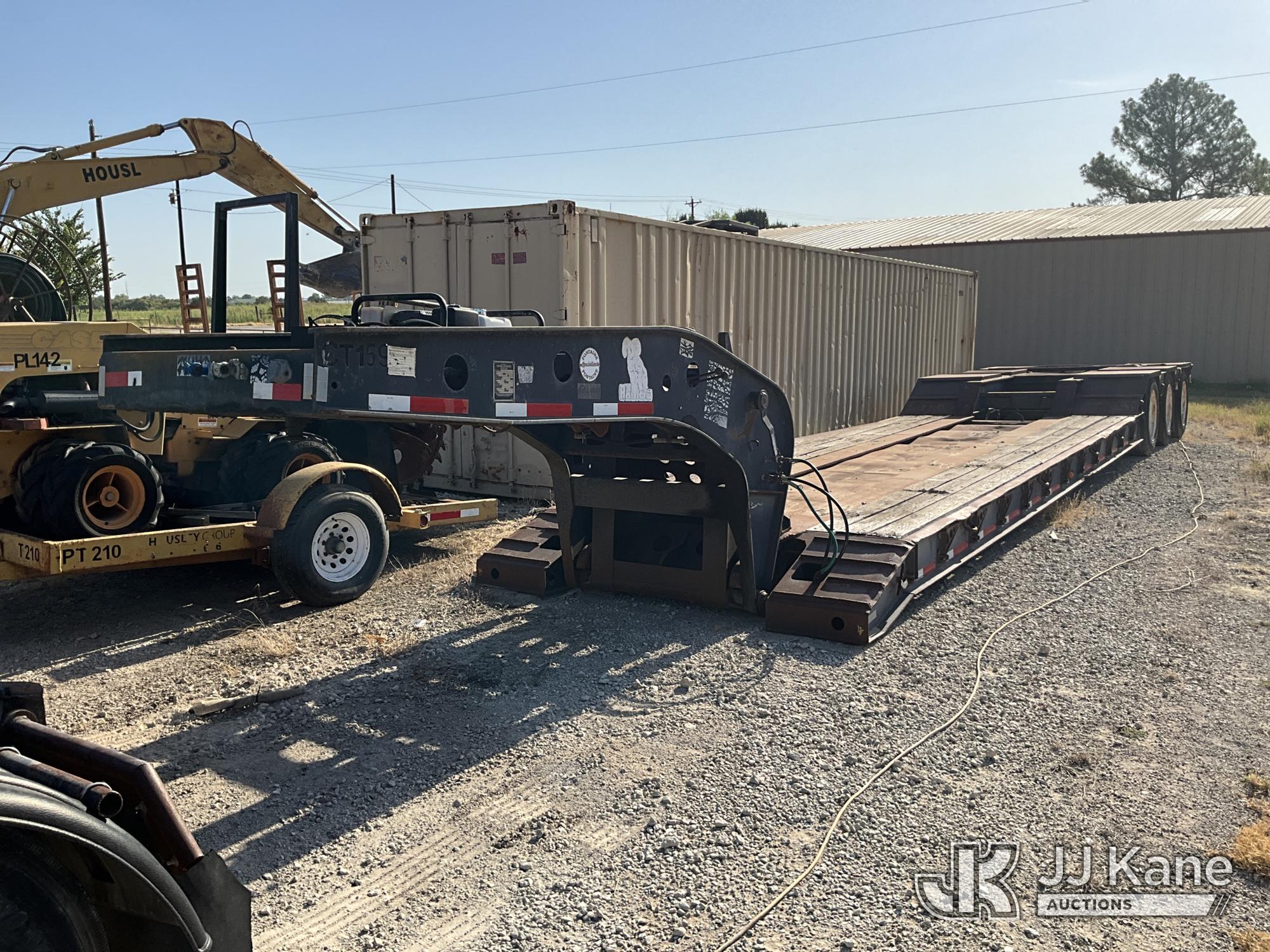 2002 Fontaine Trailer Co RAM-50A Tri-Axle Detachable Gooseneck Lowboy Trailer