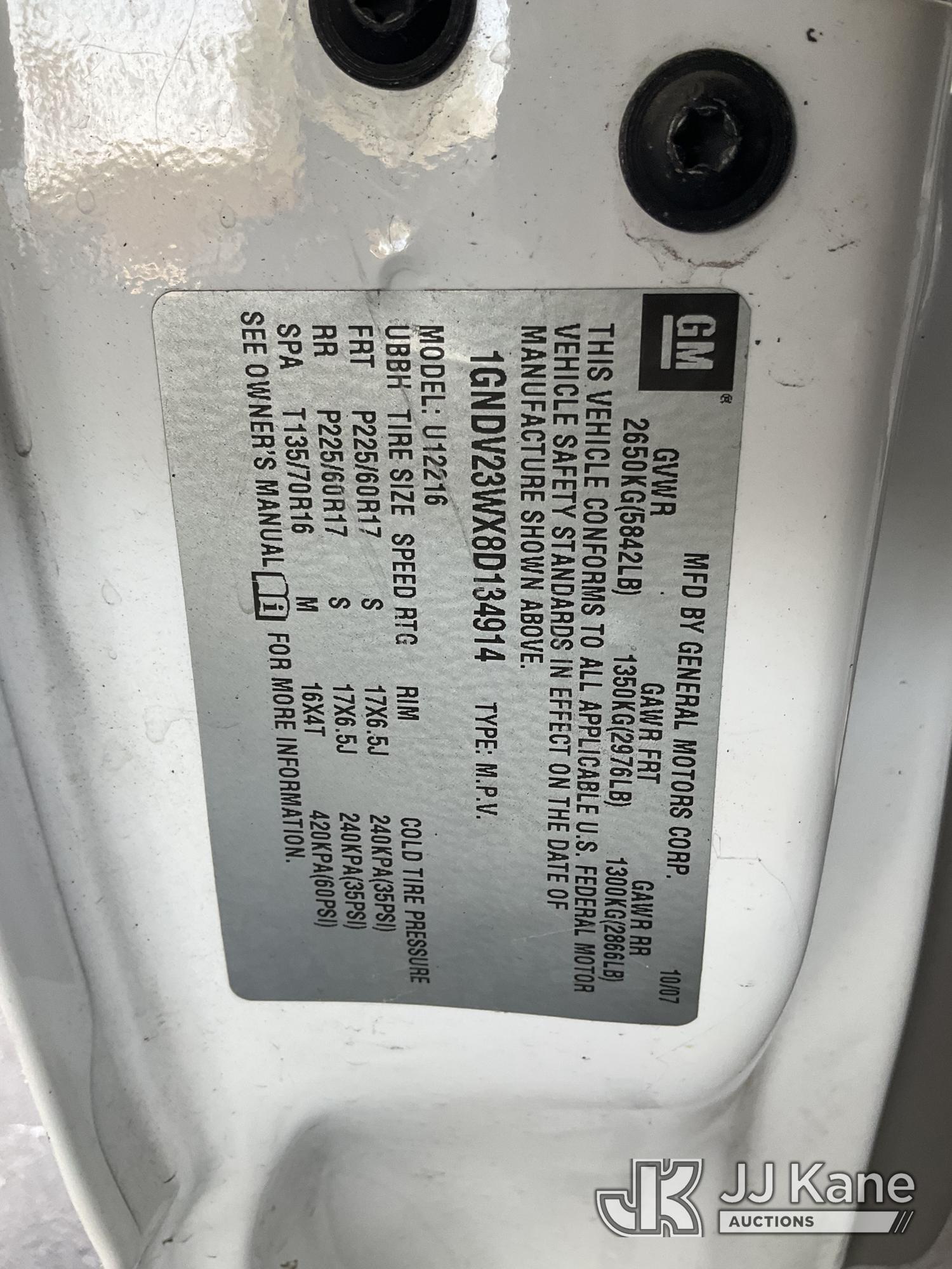 2008 Chevrolet UPLANDER