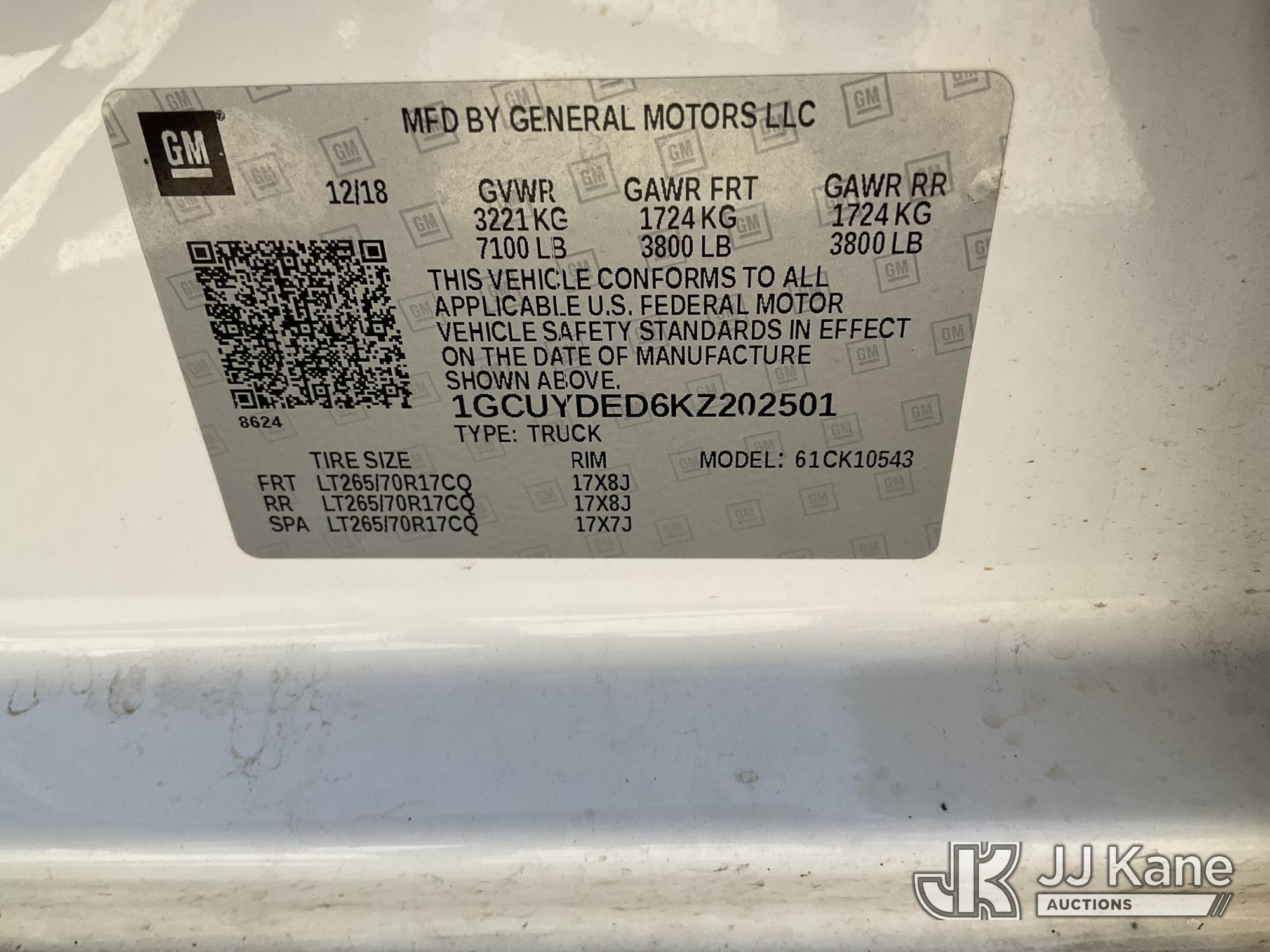 2019 Chevrolet SILVERADO 1500